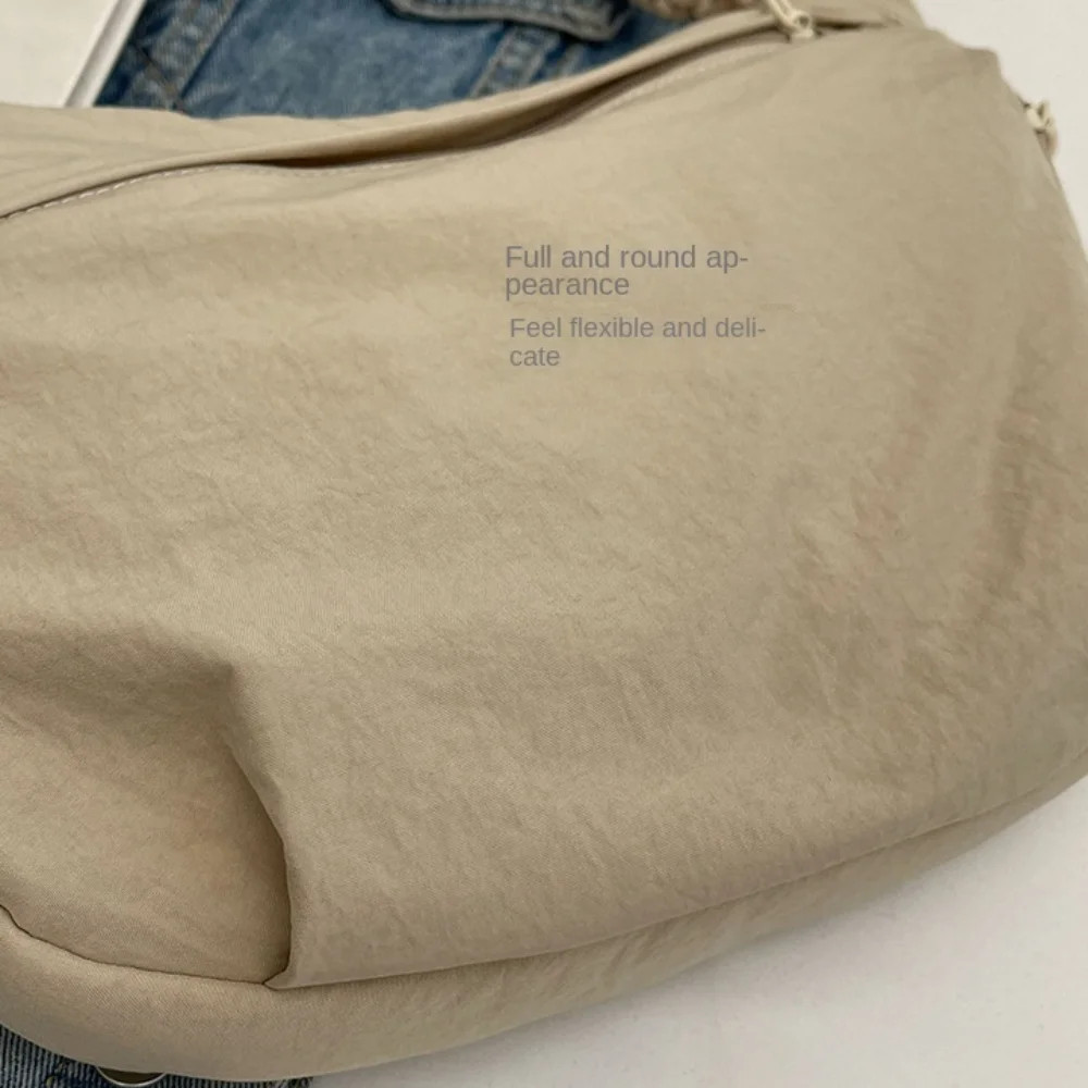 New Fashion Canvas Crossbody Bags Korean Simplified Shoulder Bag Large Capacity