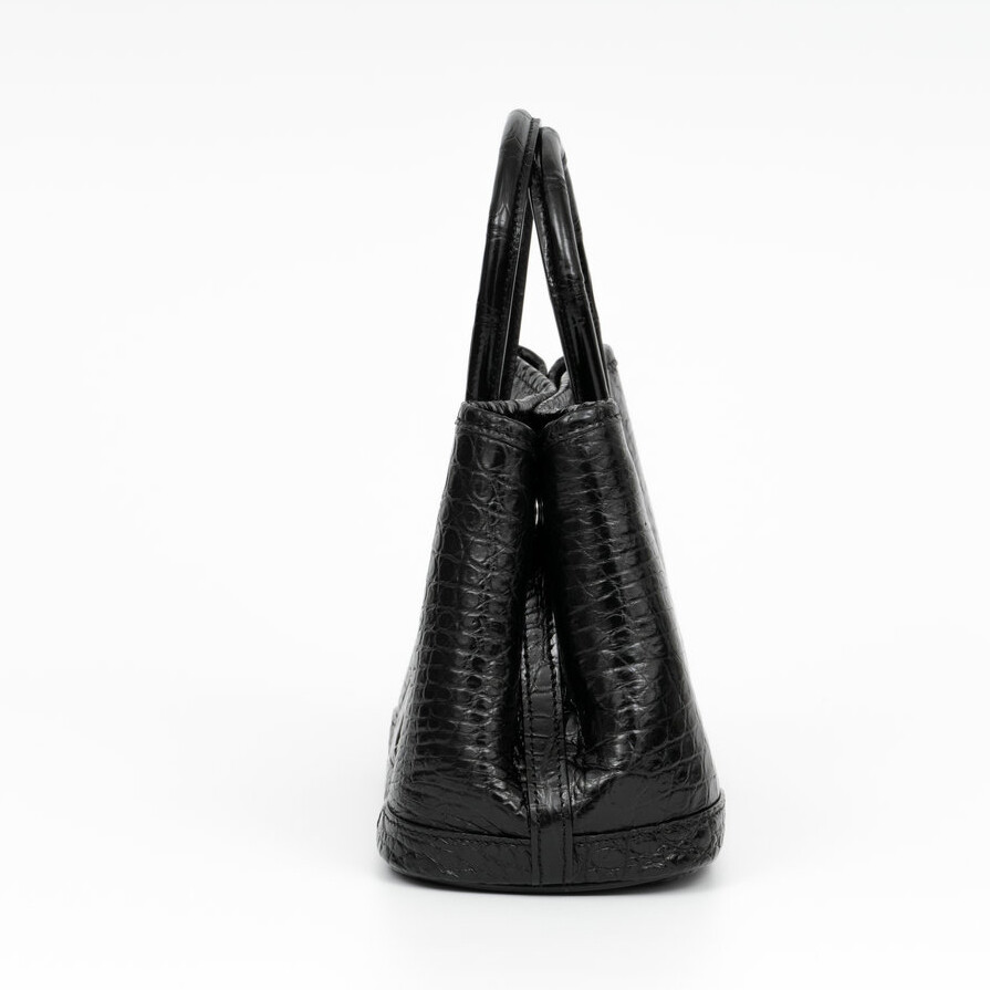 Handcrafted Genuine Croco Belly Skin Leather Handbag Tote Womens Shoulder Bag