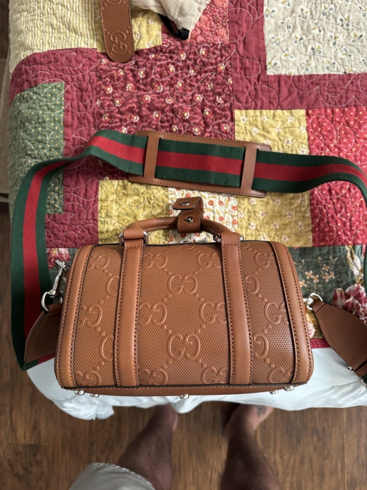 Authentic Gucci GG Leather Collection (Complete Matching Set)