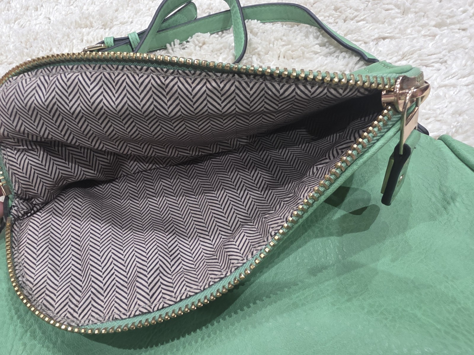 Stunning Mint Green Crossbody Bag| Multi-Pocket Summer Essential| Excellent Cond