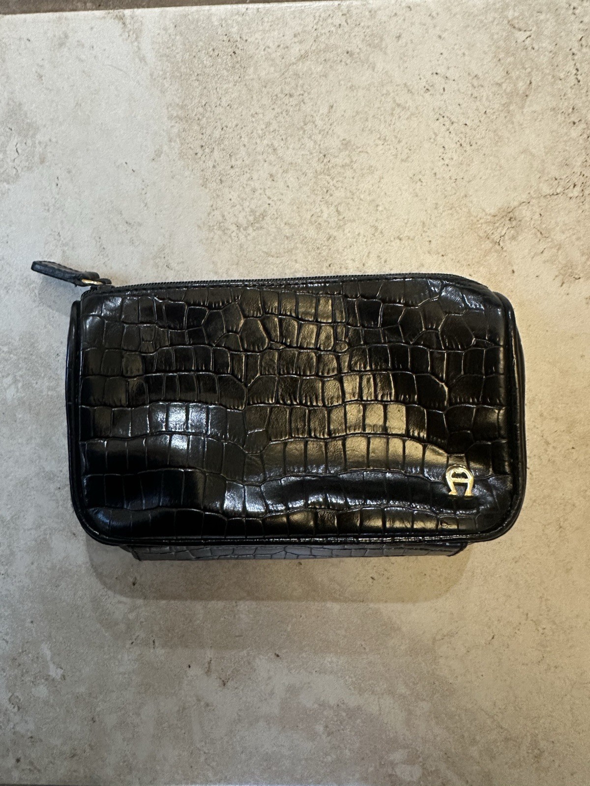Etienne Aigner Vintage 80s Black Purse/Clutch Women’s Small