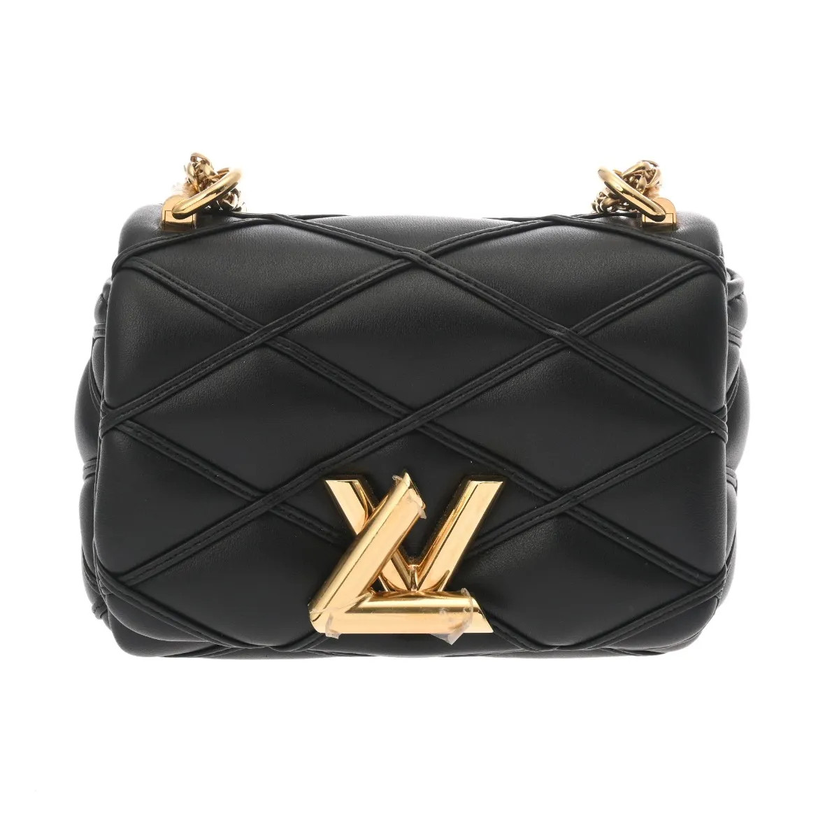 Louis Vuitton PICO GO-14 M23625 Shoulder Bag LambskinLeather Black #WB1125