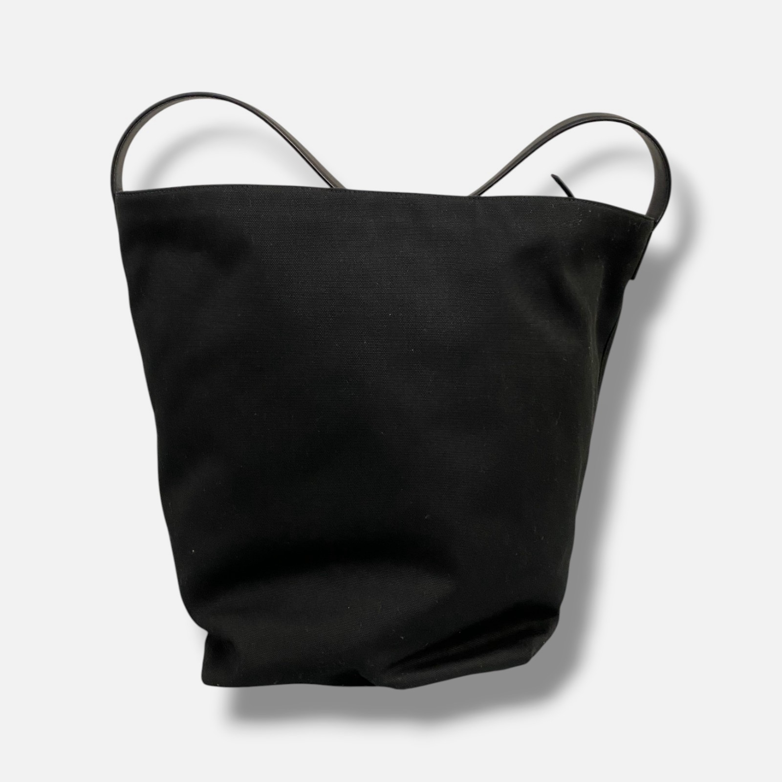 The Row Women’s Black Large N/S Canvas Tote Bag