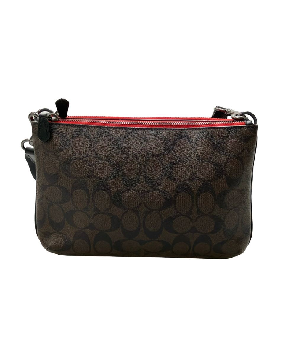 Coach Women’s Shoulder Bag 27.5cm PVC Signature C6957, Slight Wear Authentic