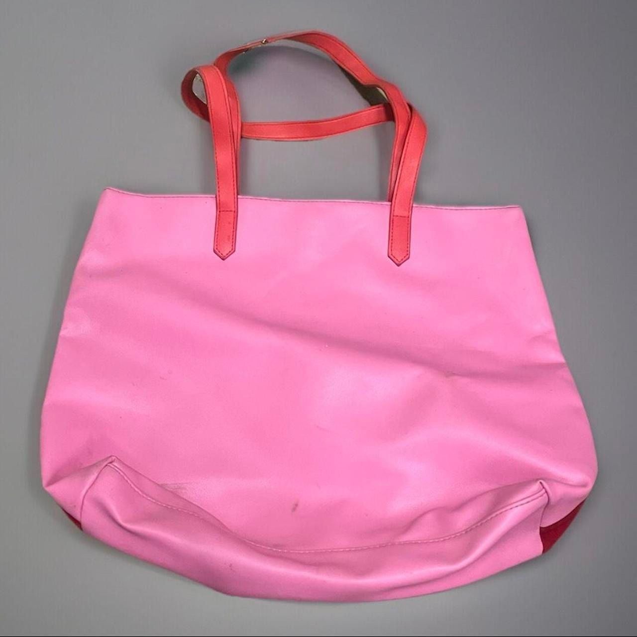 Juicy Couture Pink and Red ‘Just Say Oui’ Velvet Shoulder Tote Bag