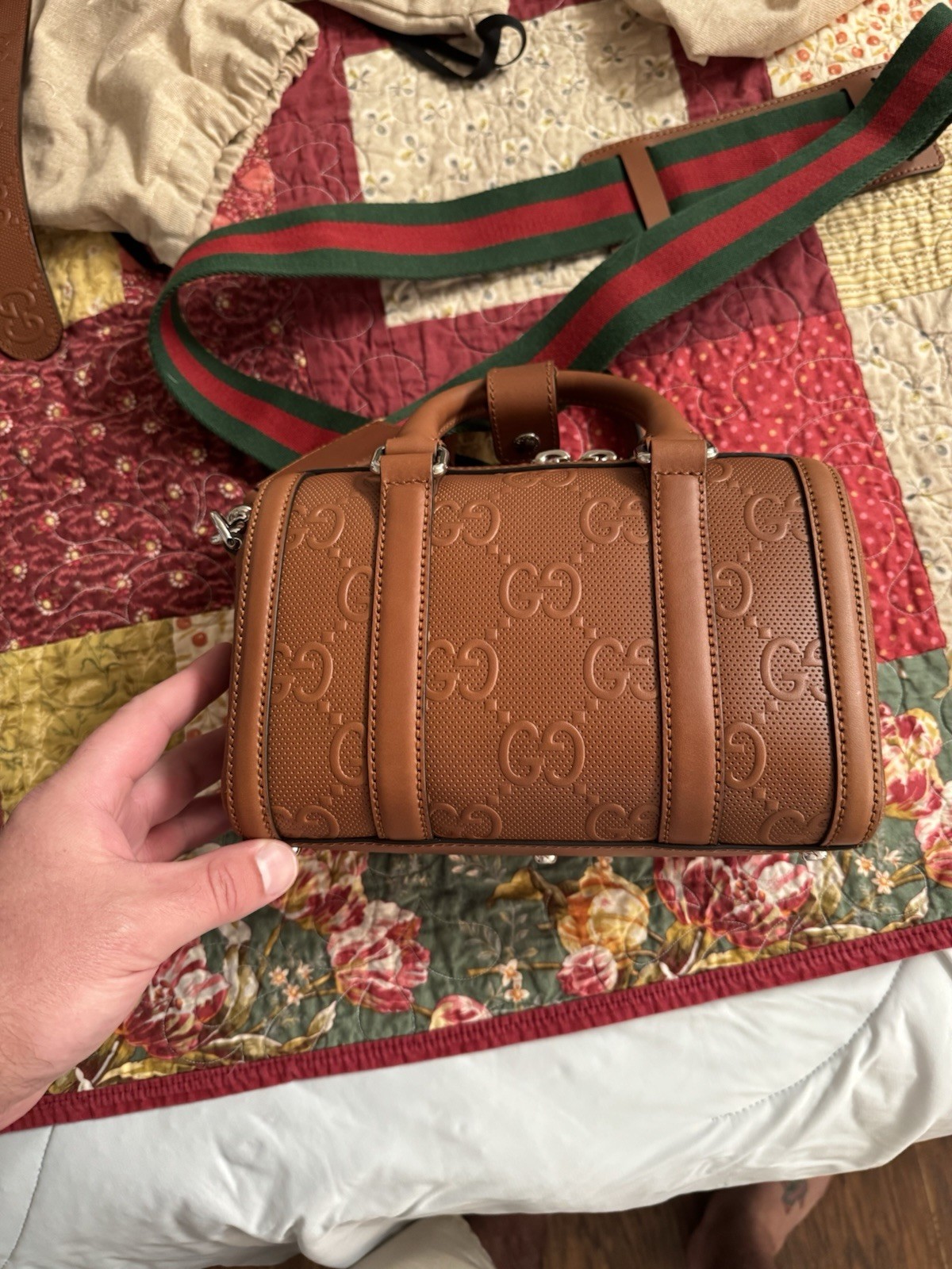 Authentic Gucci GG Leather Collection (Complete Matching Set)