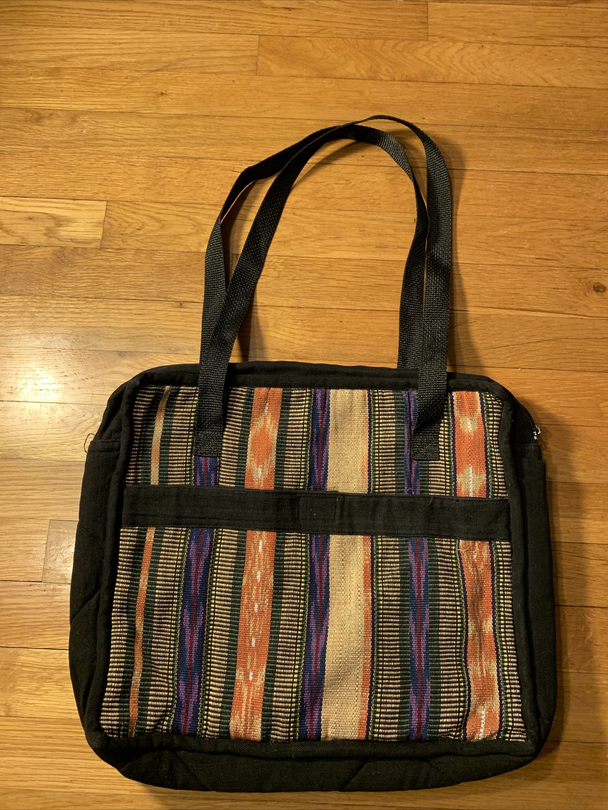 Aztec Tribal Cloth Carry Satchel Carry All Made Guatemala Colorful Beach