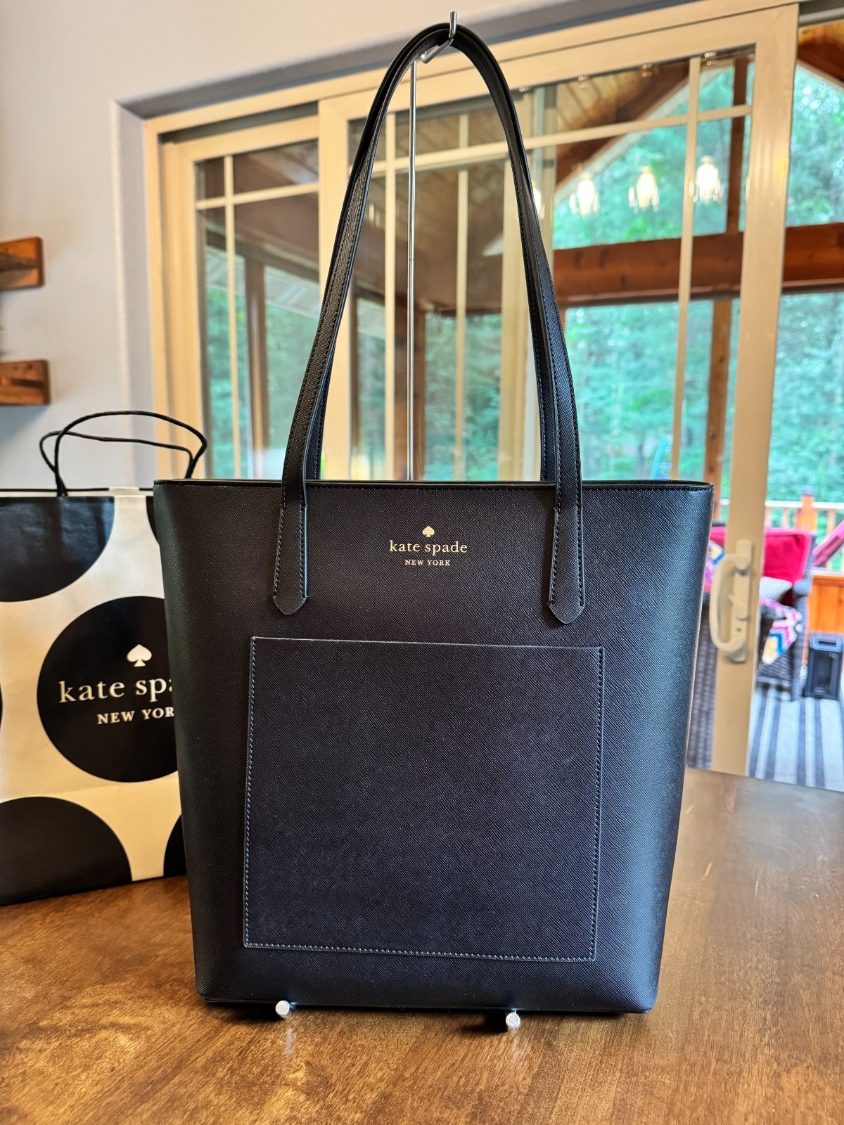 Kate Spade New York Daily Large Tote Black Saffiano K8662 NWT $359 Retail