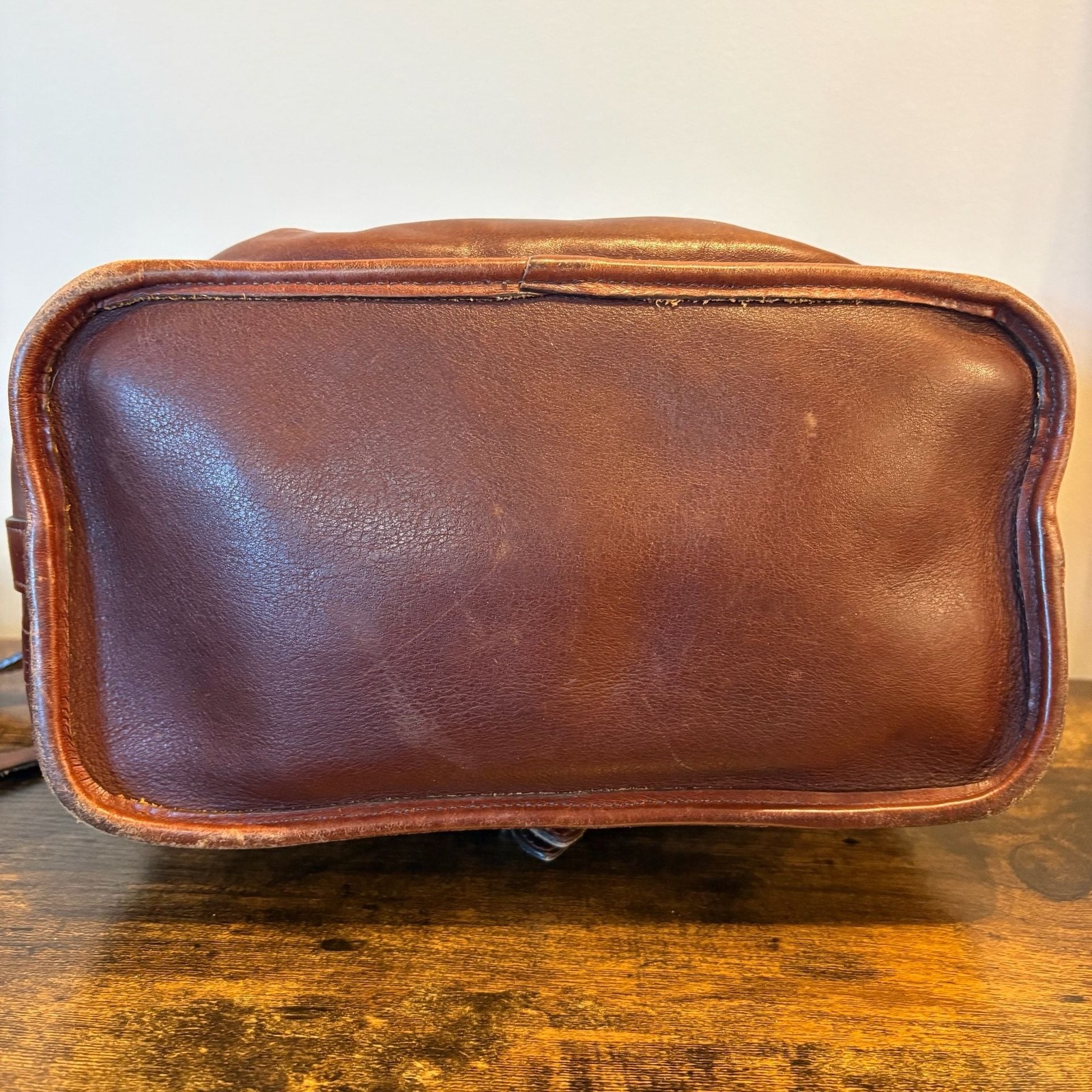Brighton Collection Brown Leather Croc Embossed Shoulder Bag