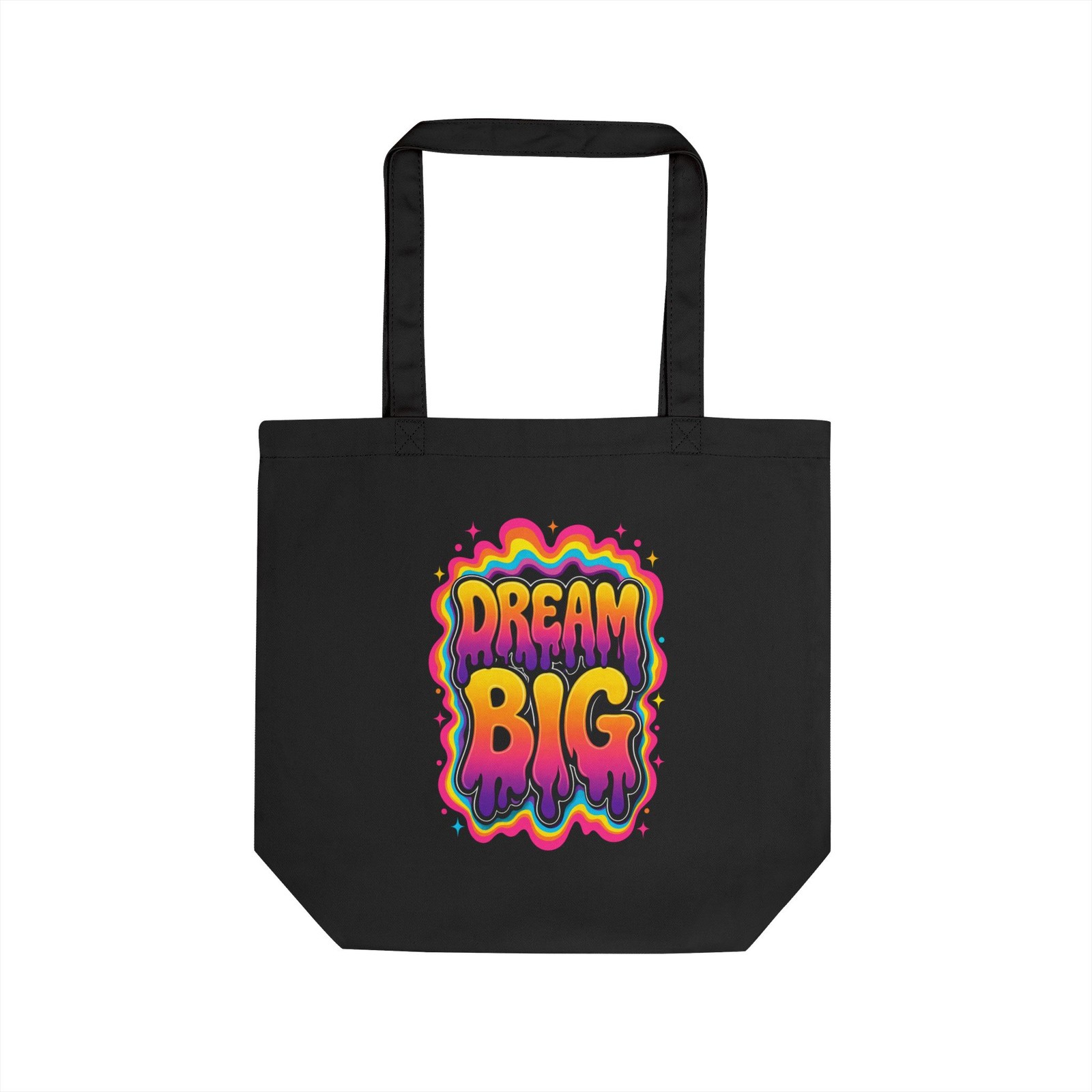 Dream Big Manifest Success Tote Bag Eco Made in USA Aspiration Shopper