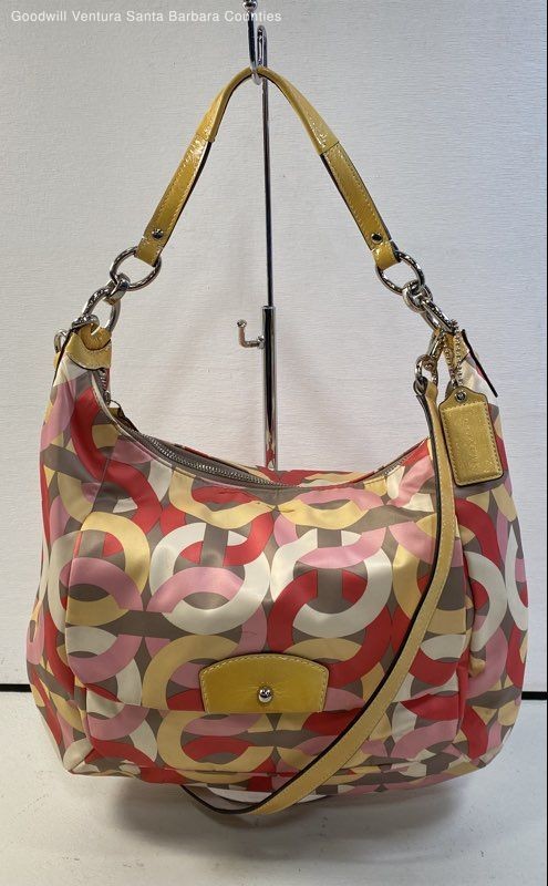 Coach Kristin Op Art Hobo Handbag