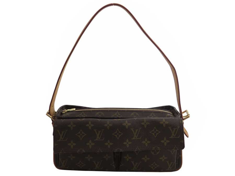 Louis Vuitton Viva Cite Monogram Canvas Leather Shoulder Bag Brown See image