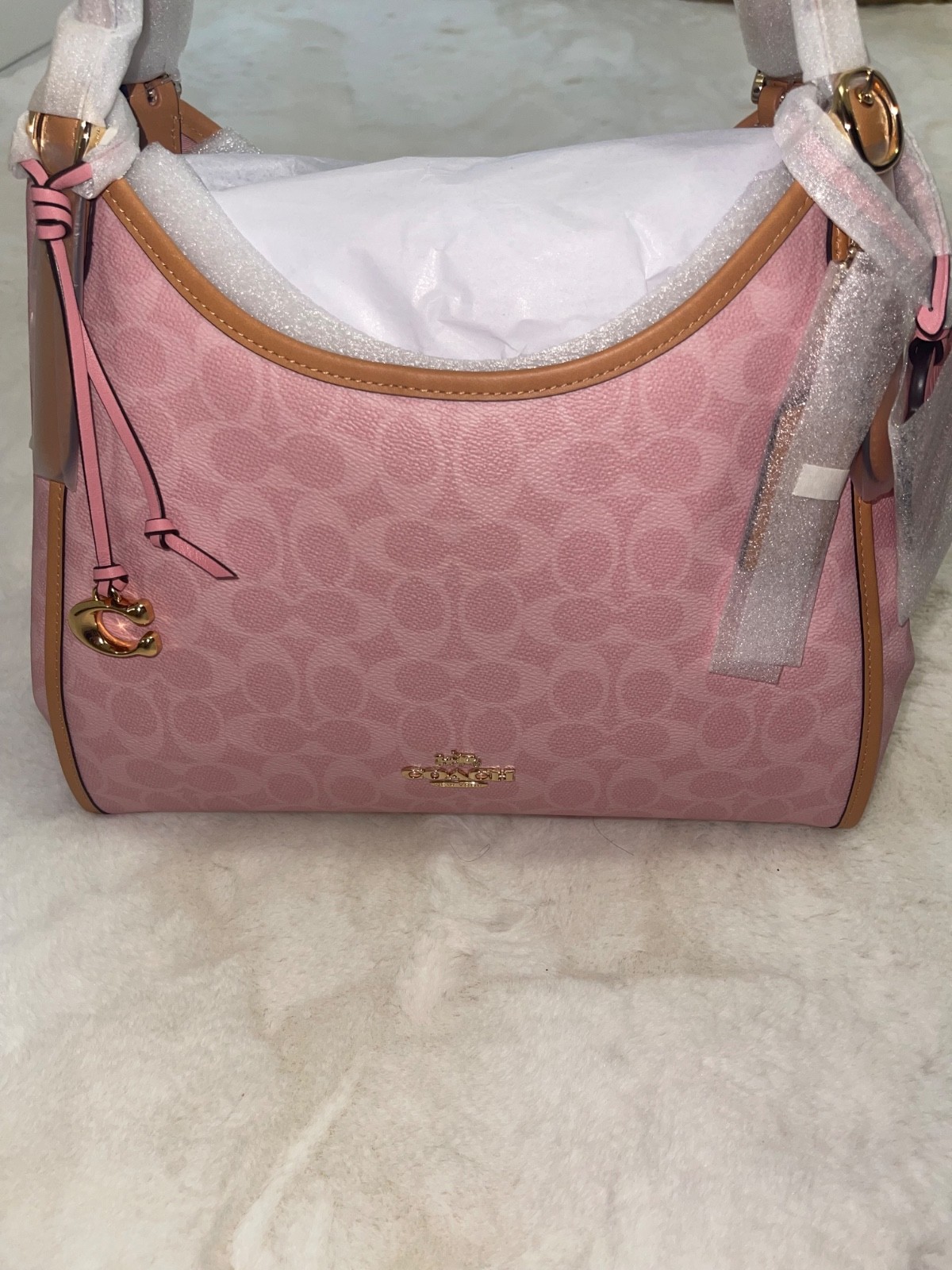Coach Erin Shoulder Bag Powder Pink BRAND NEW
