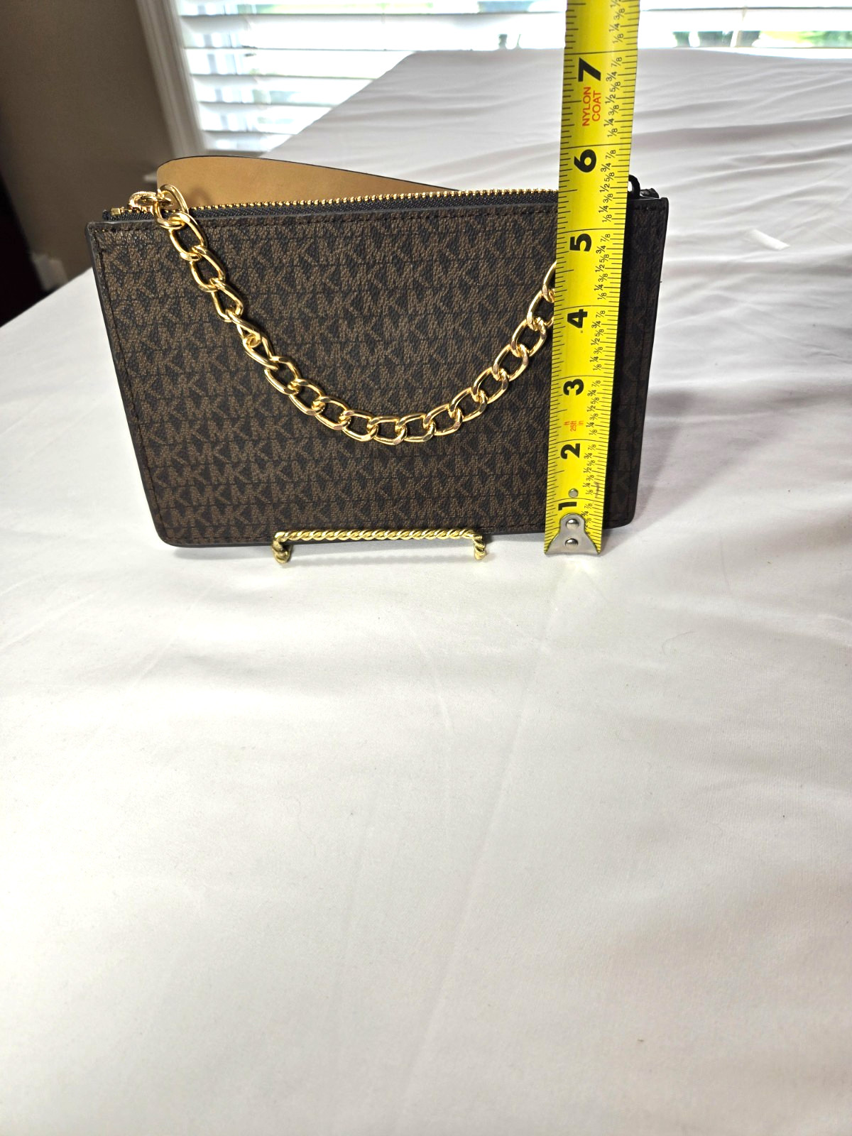 Michael Kors Jet Set Travel Belt Bag Signature Brown Monogram Print