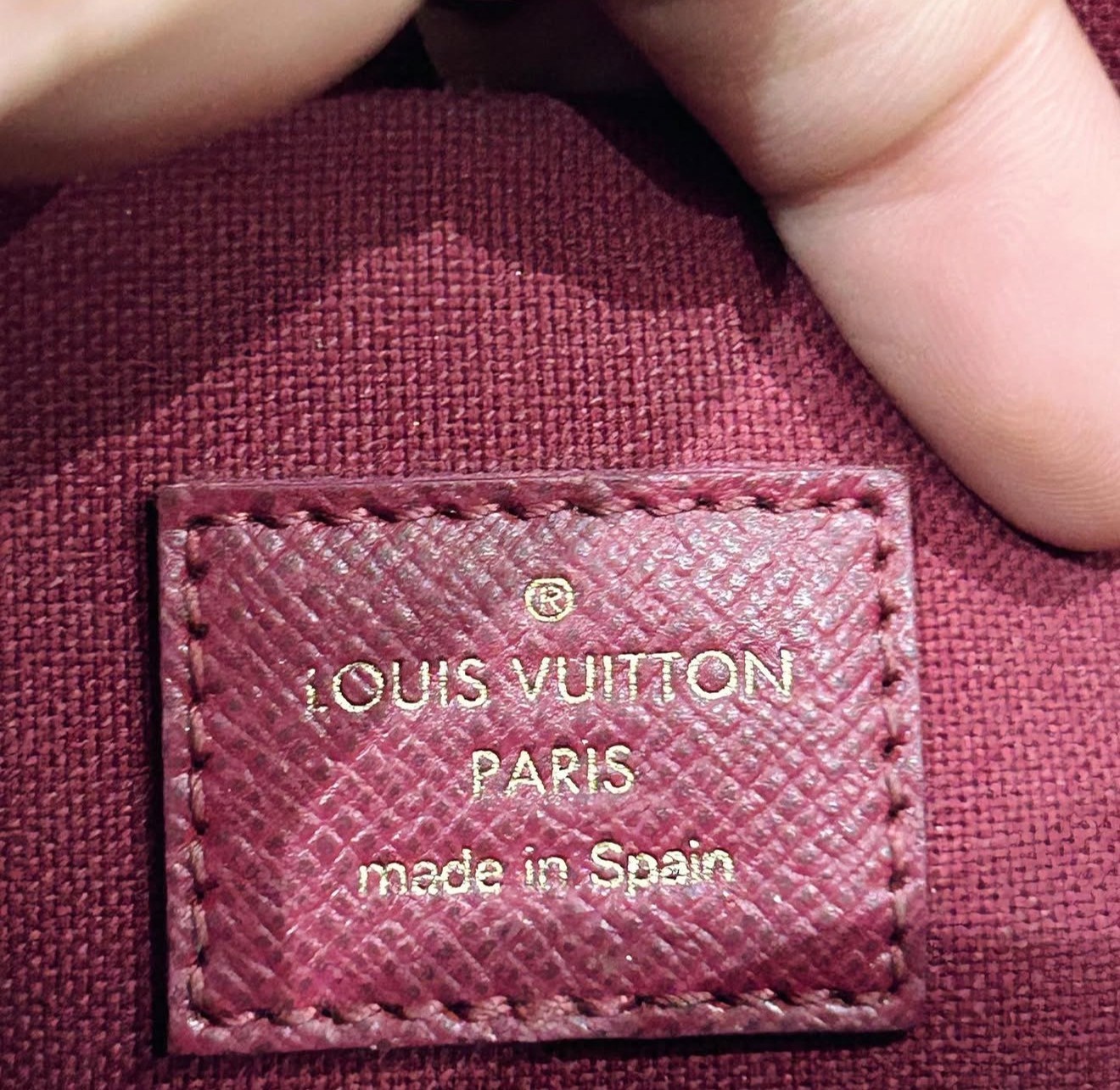 Louis Vuitton Felicie Crossbody Small Brown Canvas/Leather