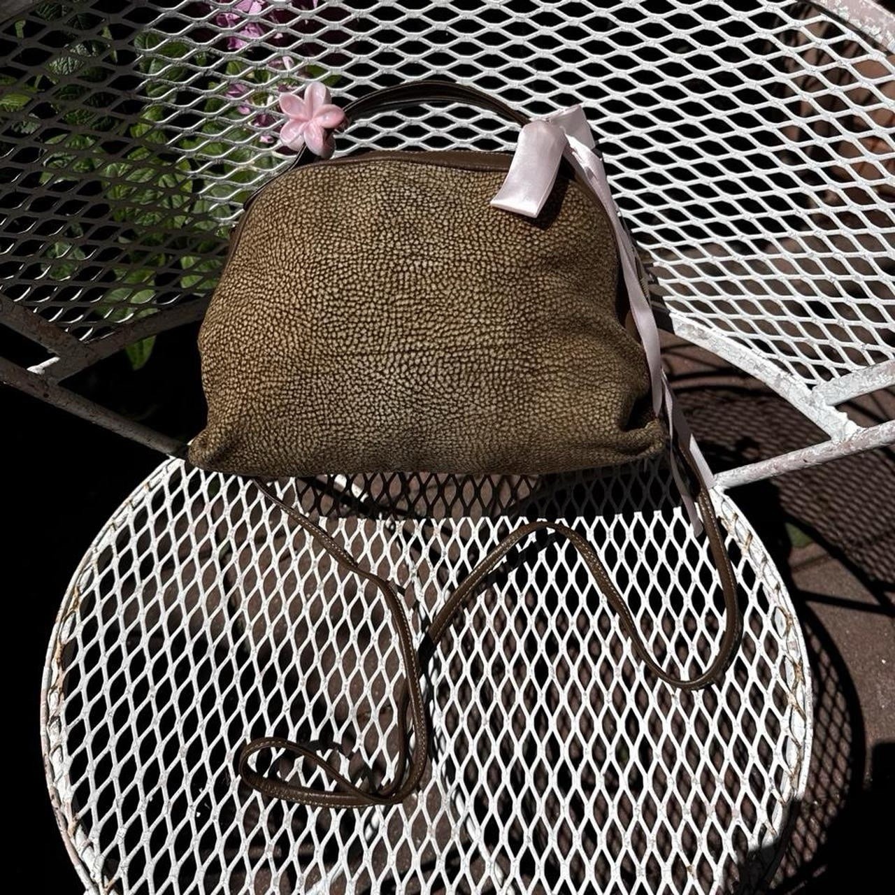 Vintage Suede Italian Bag