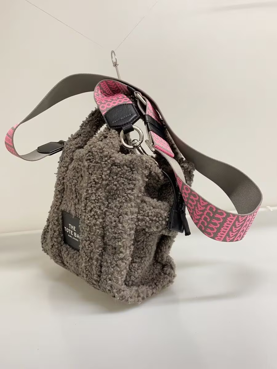 MARC BY MARC JACOBS Shoulder Bag Polyester GRY THE TEDDY MINI TOTE BAG