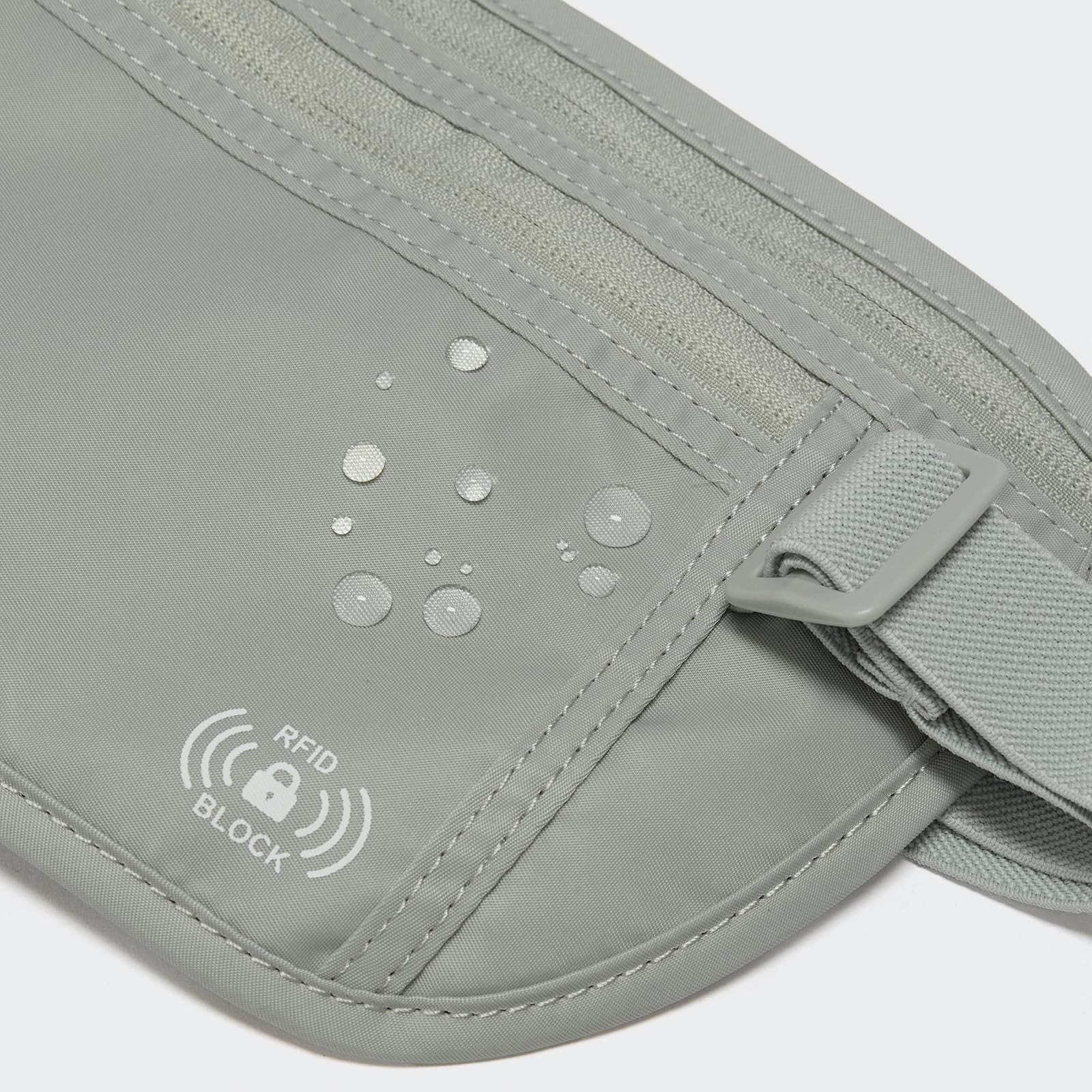 RFID Blocking Travel Money Belt – Hidden Waist Pouch for Passport Cash Cards …