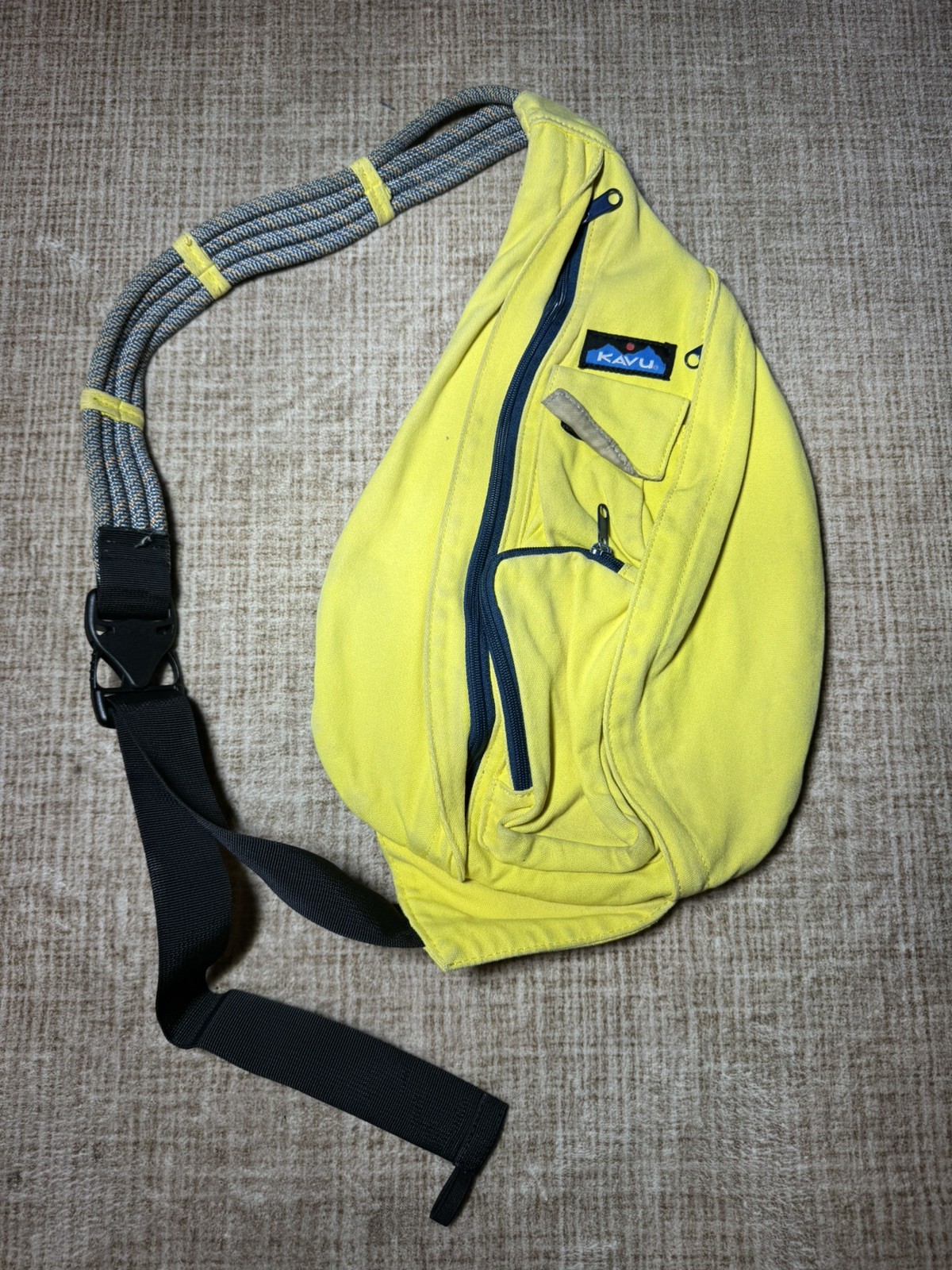 Kavu Rope Sling Crossbody Bag Yellow