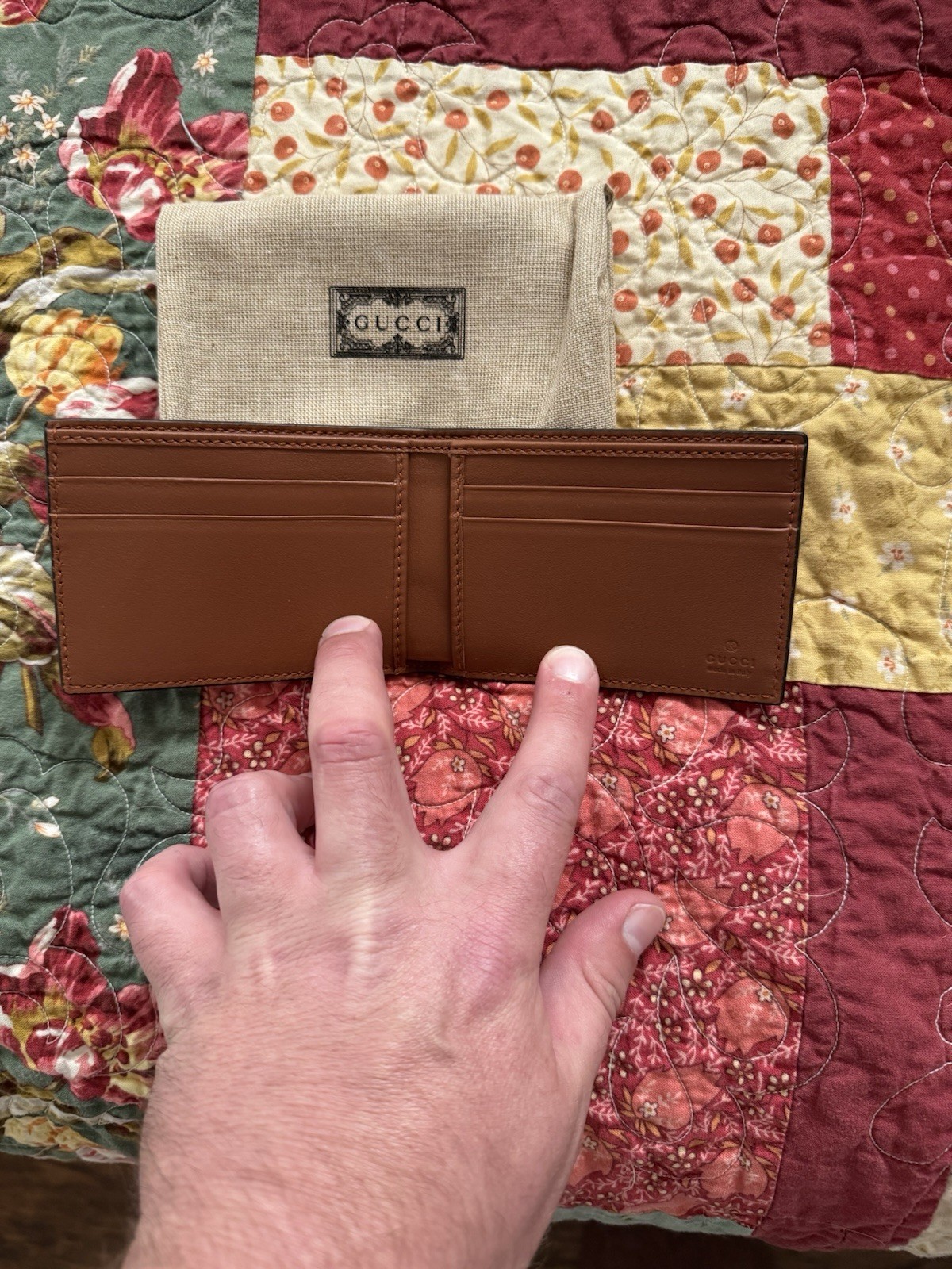 Authentic Gucci GG Leather Collection (Complete Matching Set)