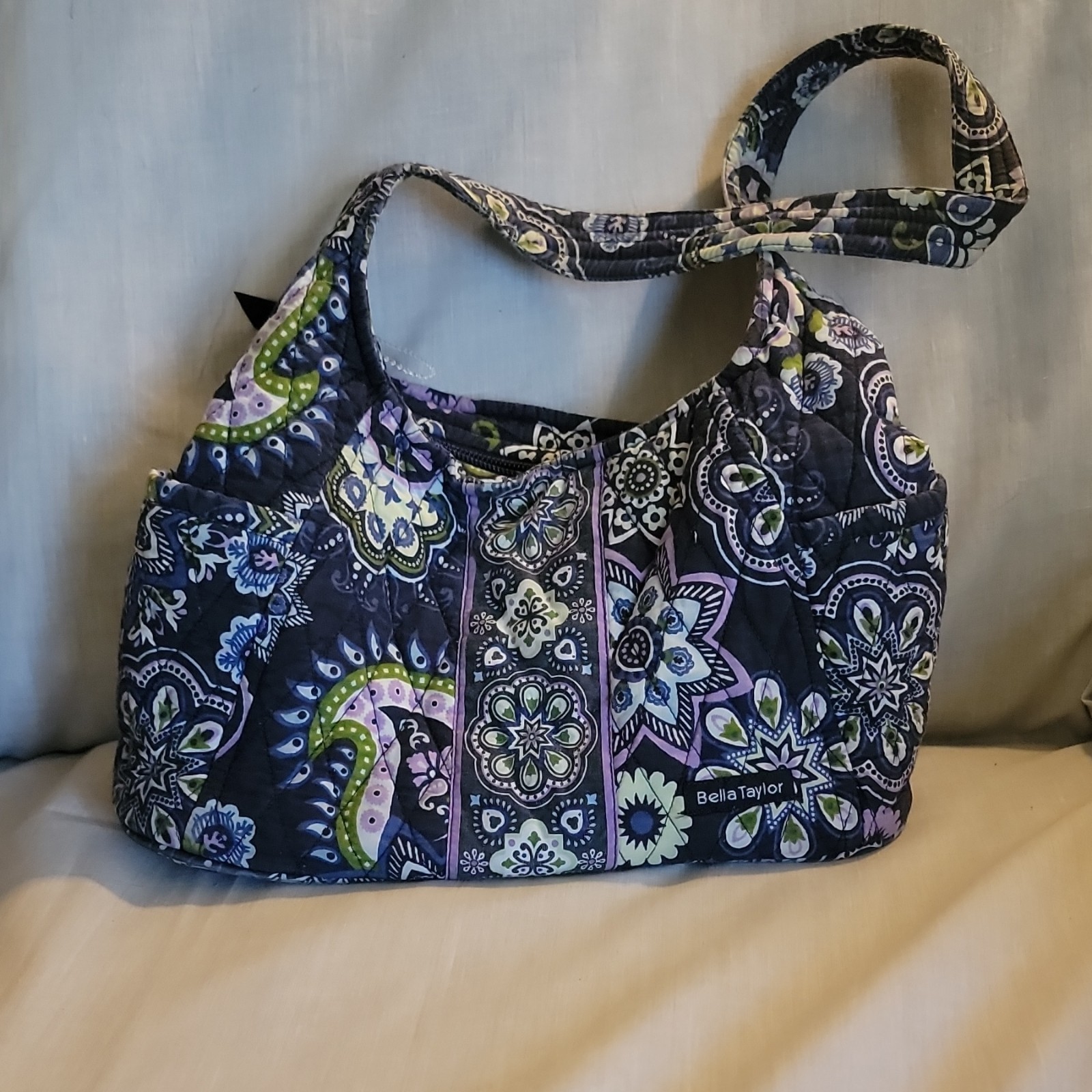 Bella Taylor Quilted Jazzberry Shoulder Bag Pre-owned