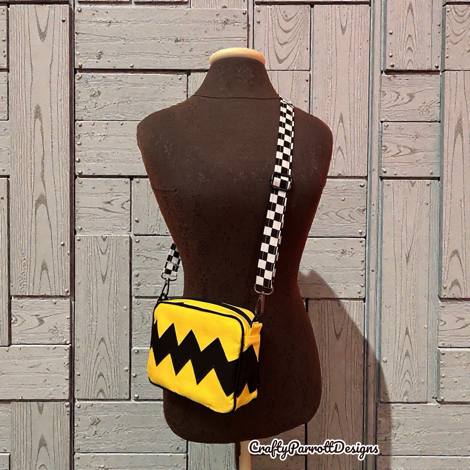 Charlie Brown Inspired Shirt Handbag