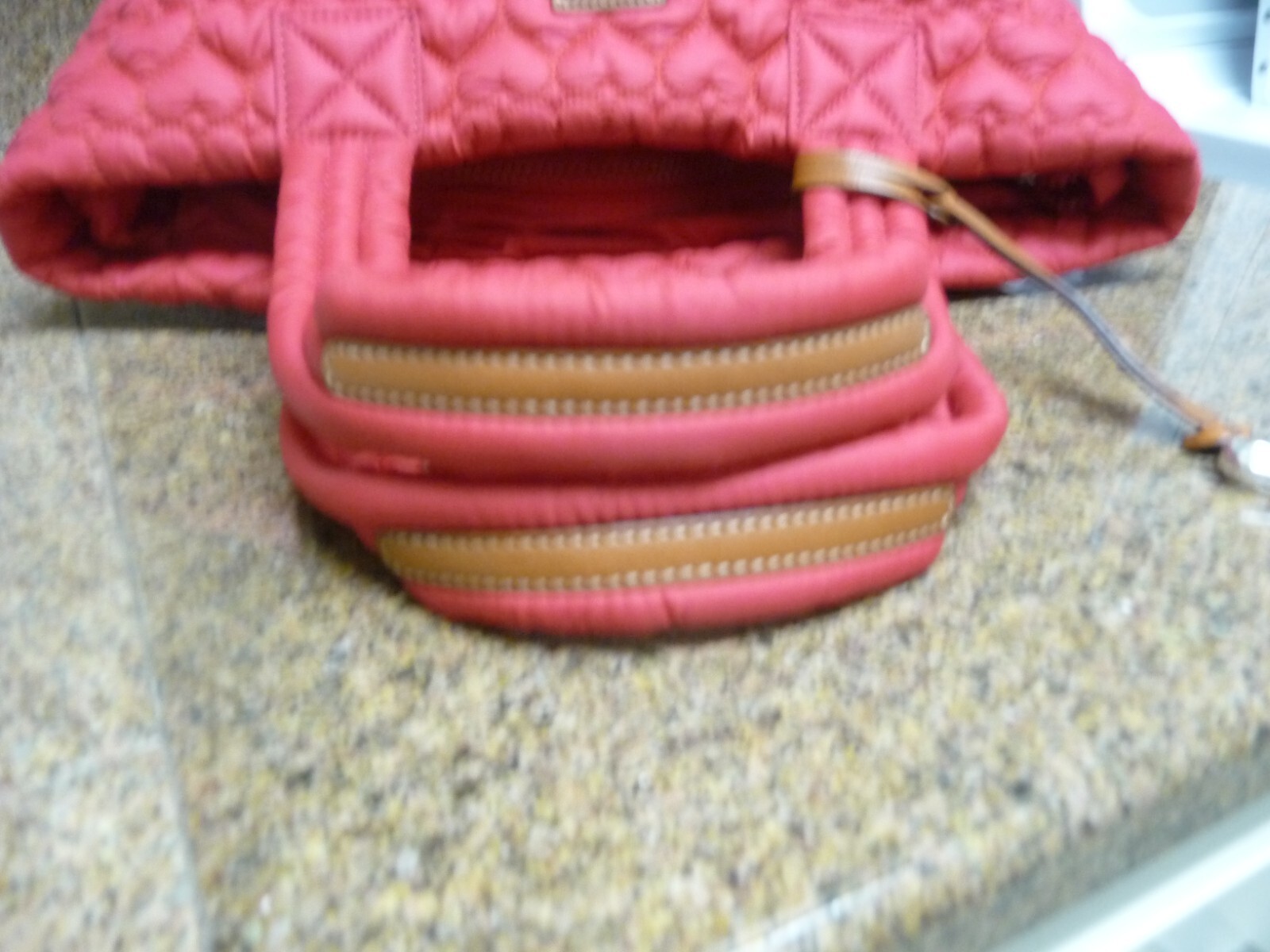 New Brighton Red Karter Large Quilted Tote Bag – Heart to Heart Collection