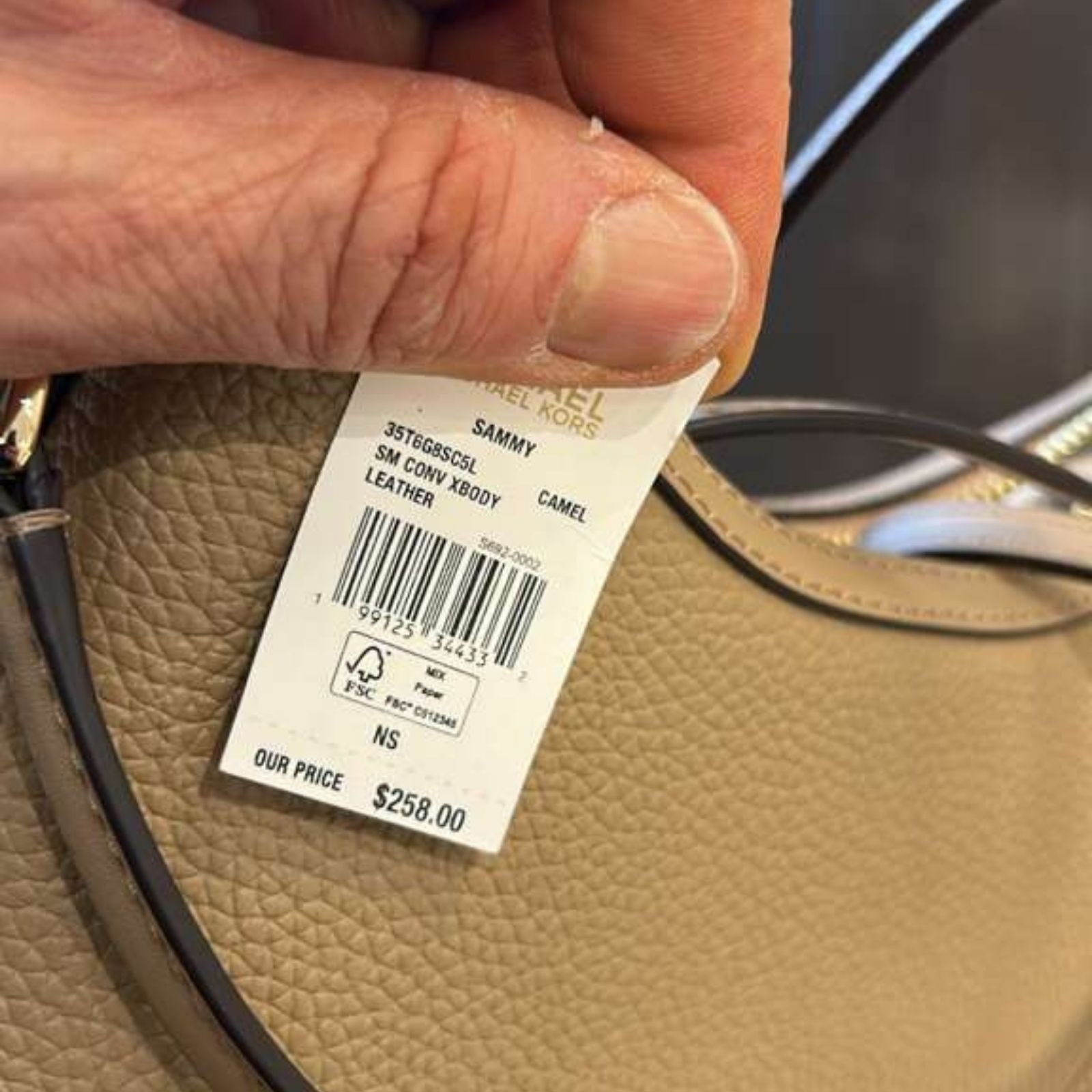 Michael Kors Sammy Women Small Leather Convertible Crossbody Purse Bag Variation