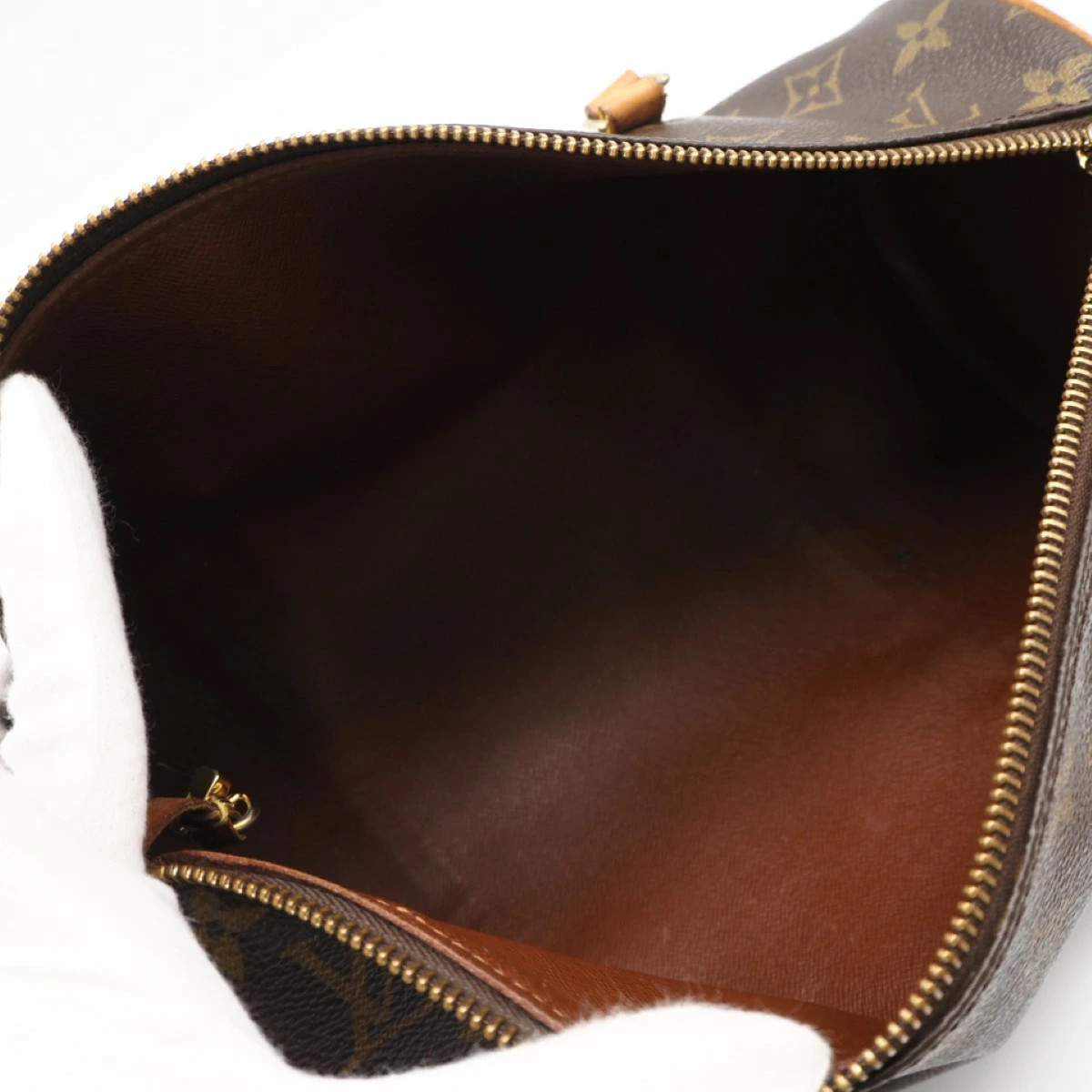 S Accepted Within 3 Days Louis Vuitton Papillon 30 M51365 Handbag Brown Coated