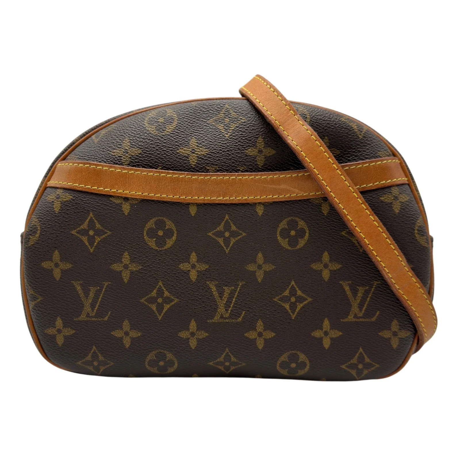 LOUIS VUITTON Brouwer Brown Monogram Shoulder Bag M51221 #OKB8412