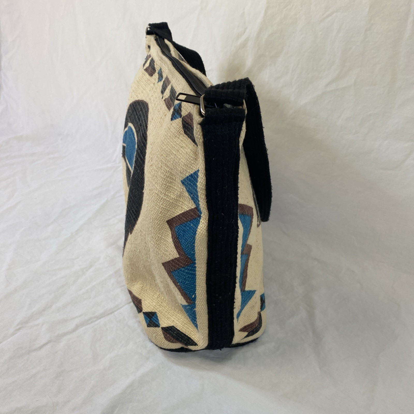 El Paso Saddle Blanket Co. Tote Bag Purse 100% Cotton Southwest Bear Design