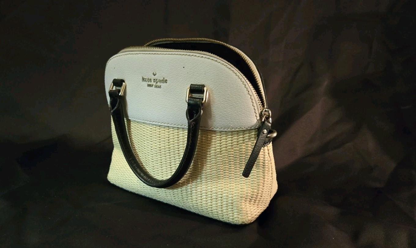 Kate Spade New York Small Satchel Top Handle Zip Bag, Detachable Strap