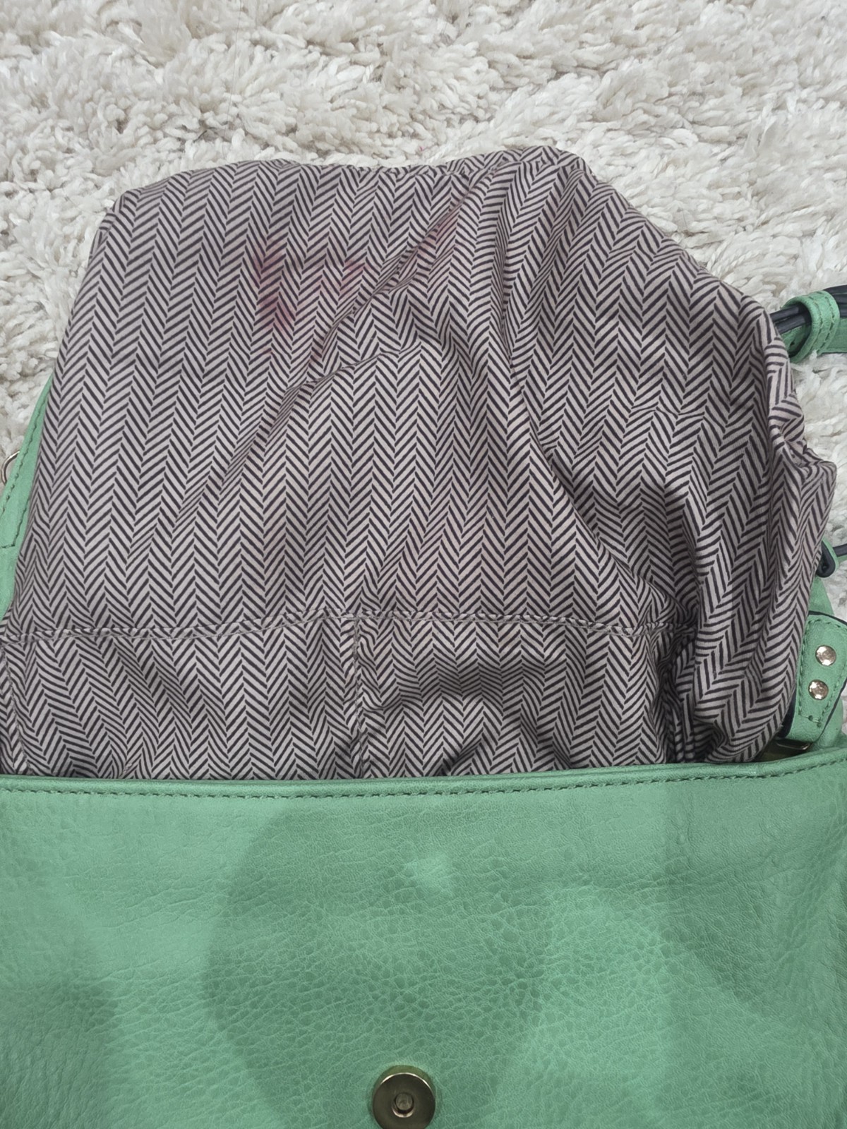 Stunning Mint Green Crossbody Bag| Multi-Pocket Summer Essential| Excellent Cond