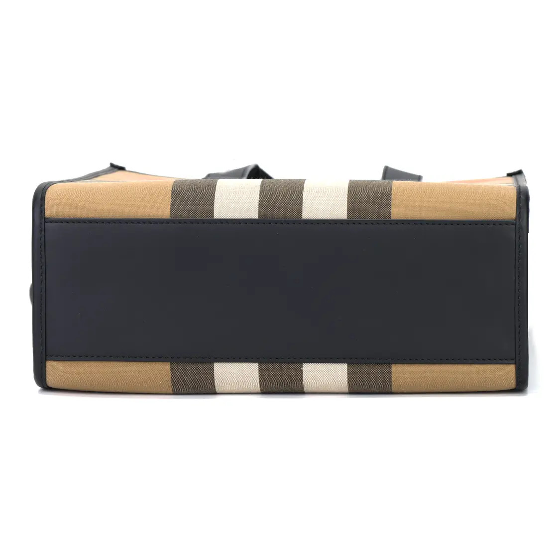 Burberry House Toggle Closure Canvas Shoulder Bag Unisex 10.2×4.3×12.2 in