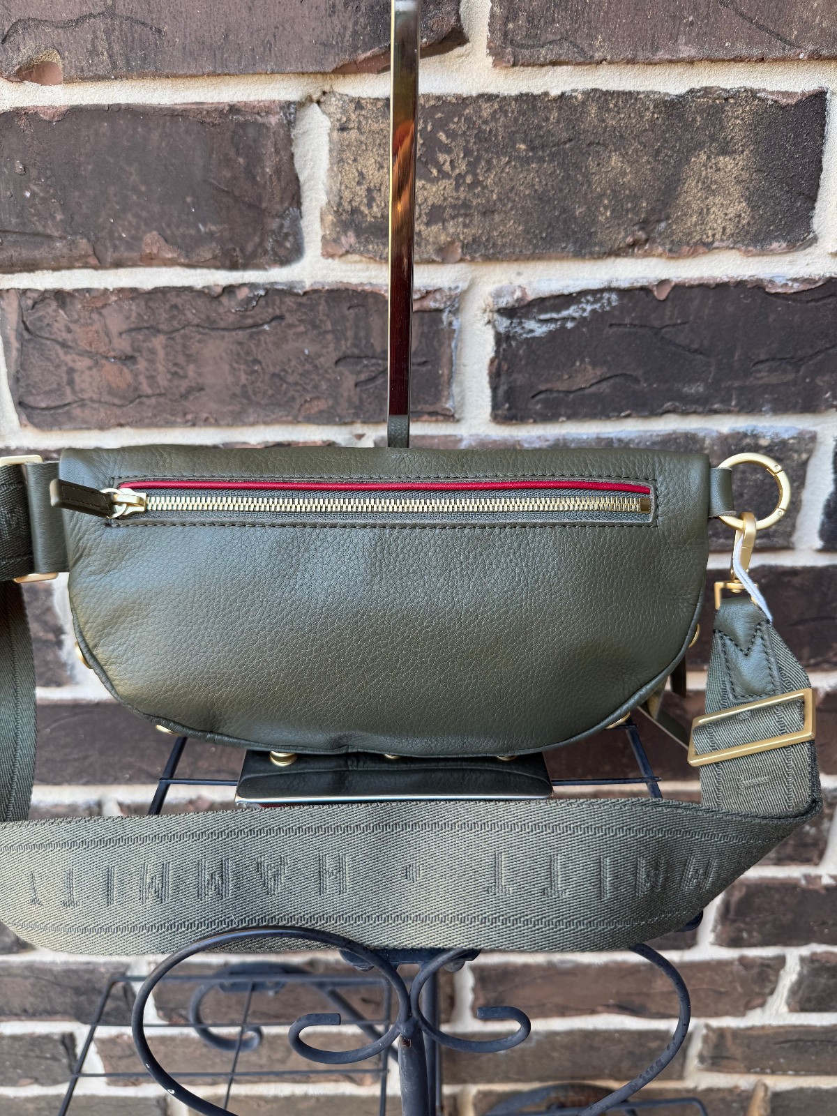 NWT Hammitt Med Charles Crossbody Belt Bag Fanny Pack Olive Green