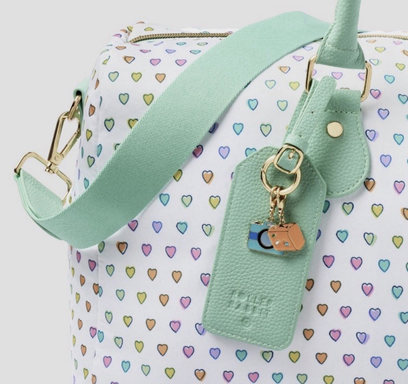 Roller Rabbit x Target Duffel Bag Disco Hearts