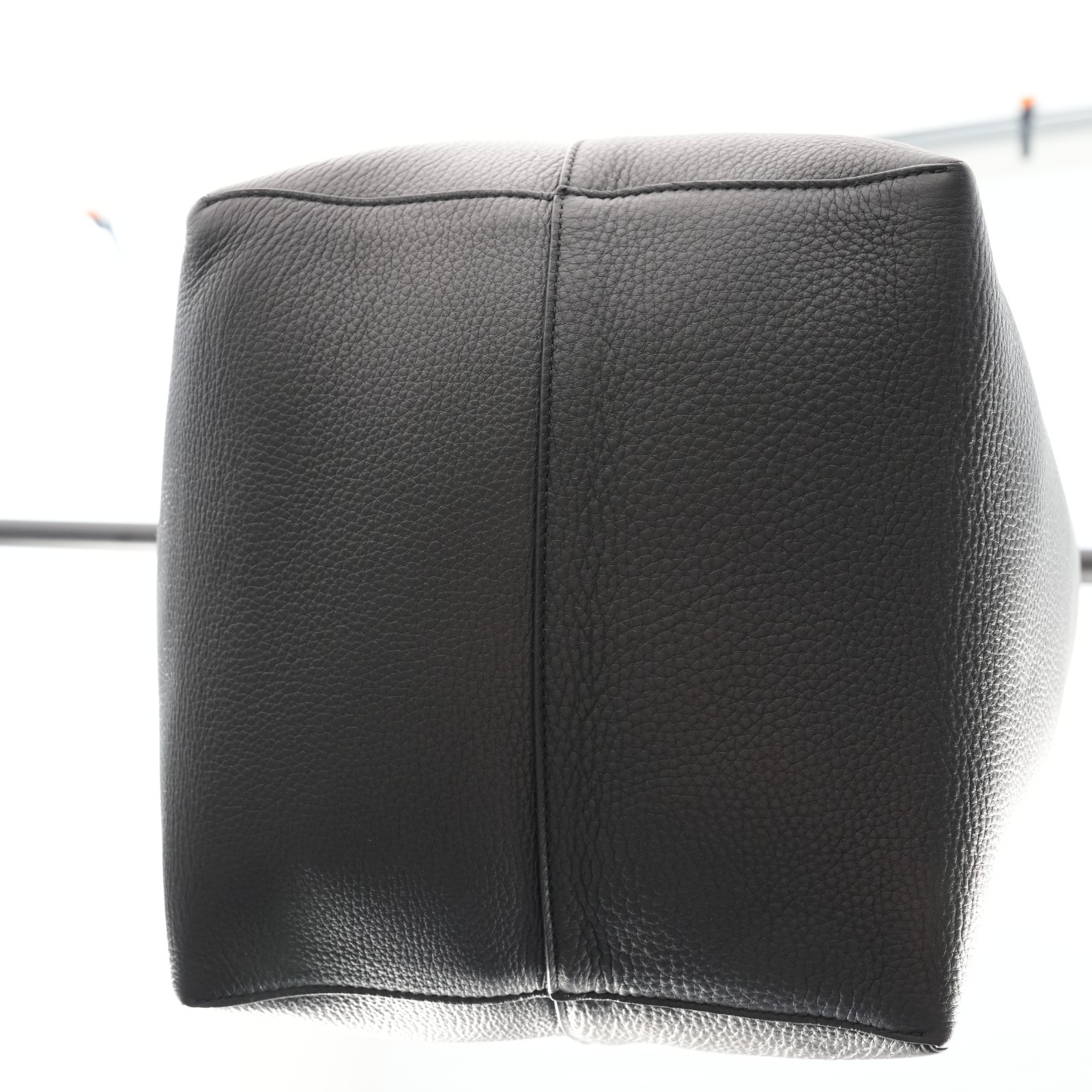 The Row Black Grained Calfskin Leather Large NS Park Tote Bag