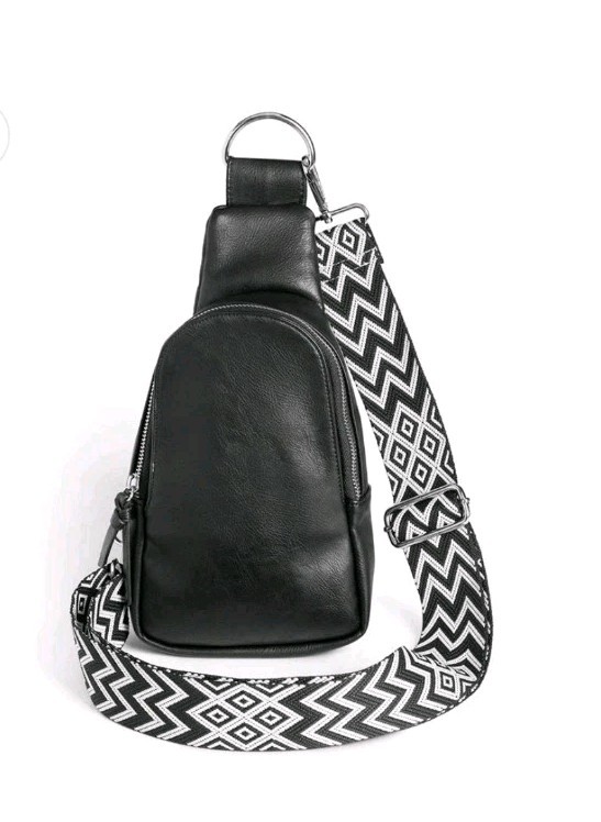 New W Tags Coco & Carmen Rhea Sling Bag/ Crossbody Leather Handbag Detach Strap