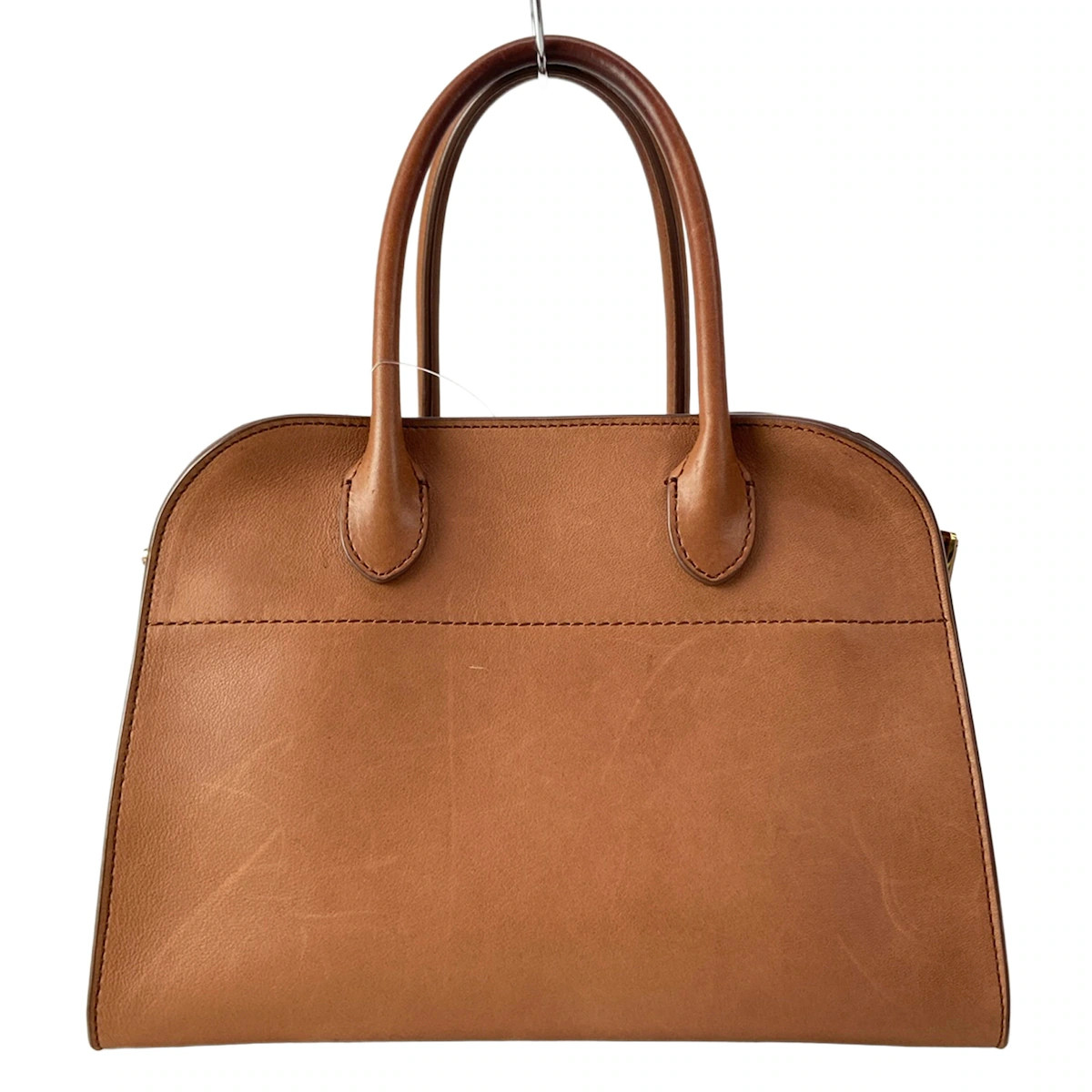 THE ROW Soft Margaux 10 W1190 L72 Brown Saddle Leather – Handbag
