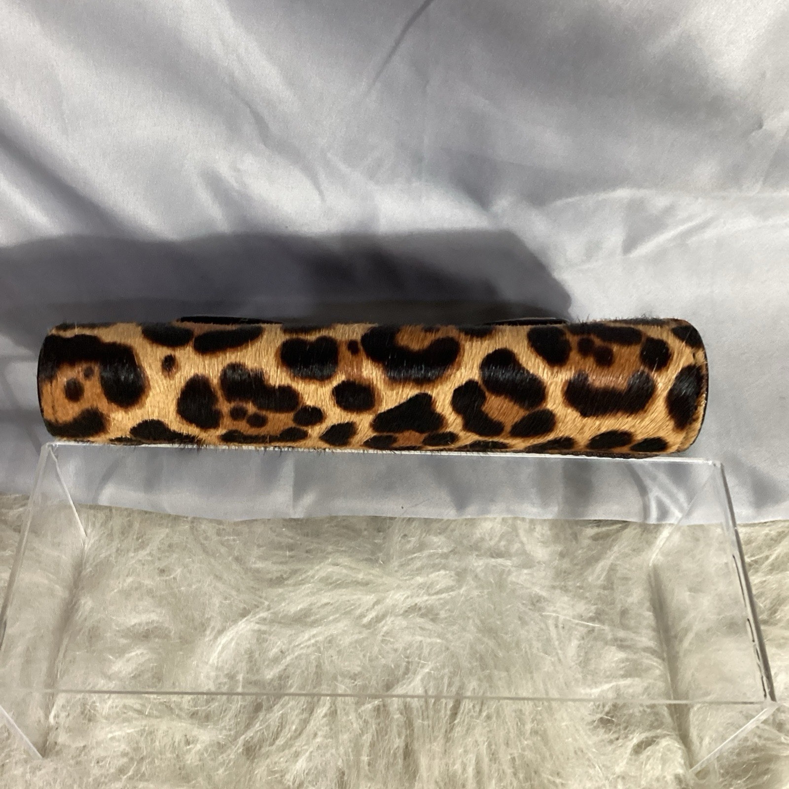 Kate Spade Leopard Summer Run Wild Calf Hair Leather Crossbody Bag EUC 07