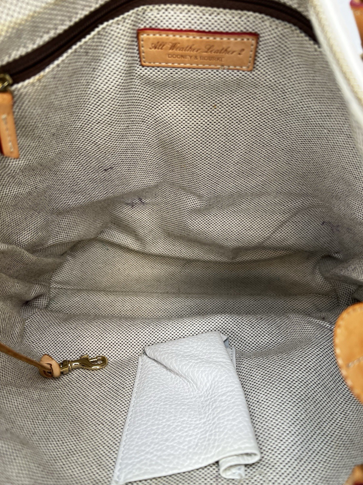 Vintage Dooney & Bourke All-Weather Leather (AWL) Hobo Shoulder Bag
