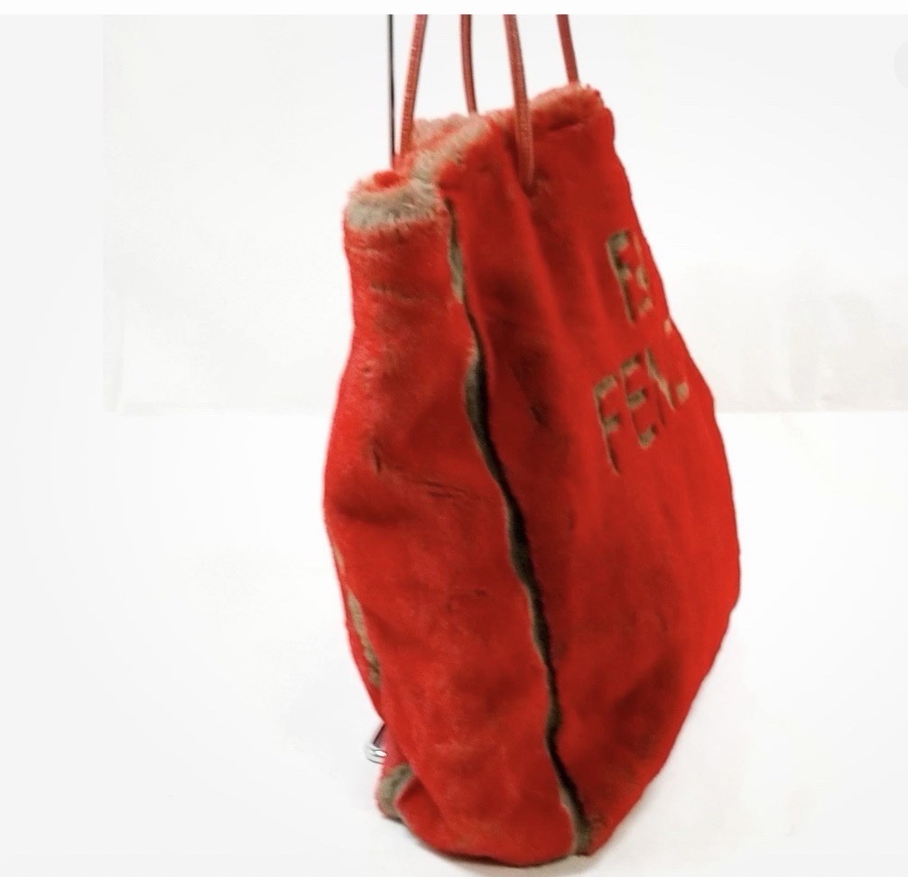 Fendi Rabbit Fur Large Tote