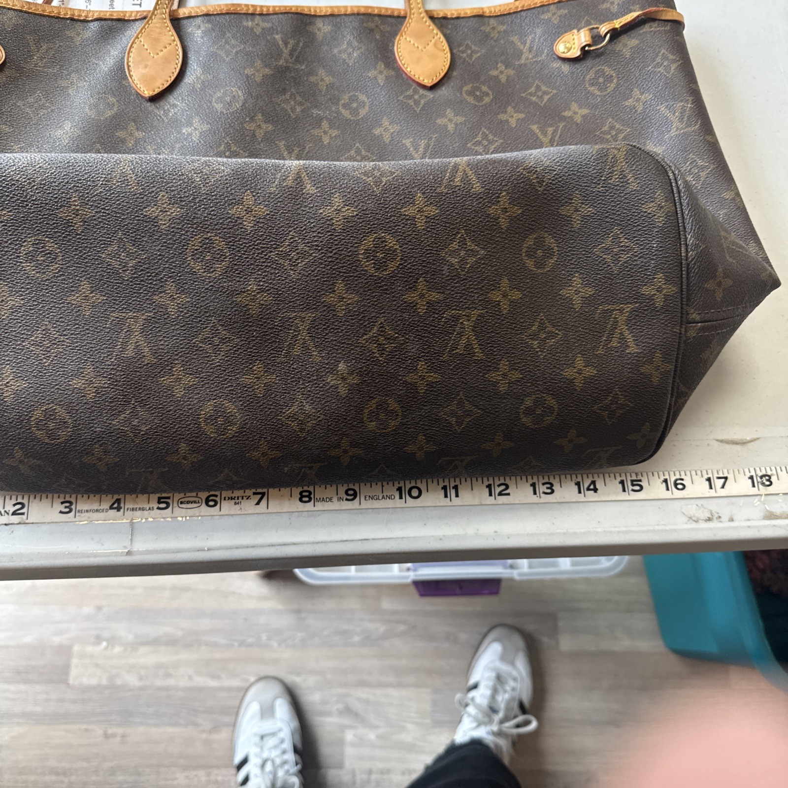 Louis Vuitton Neverfull Tote GM Brown Canvas Monogram FD1122