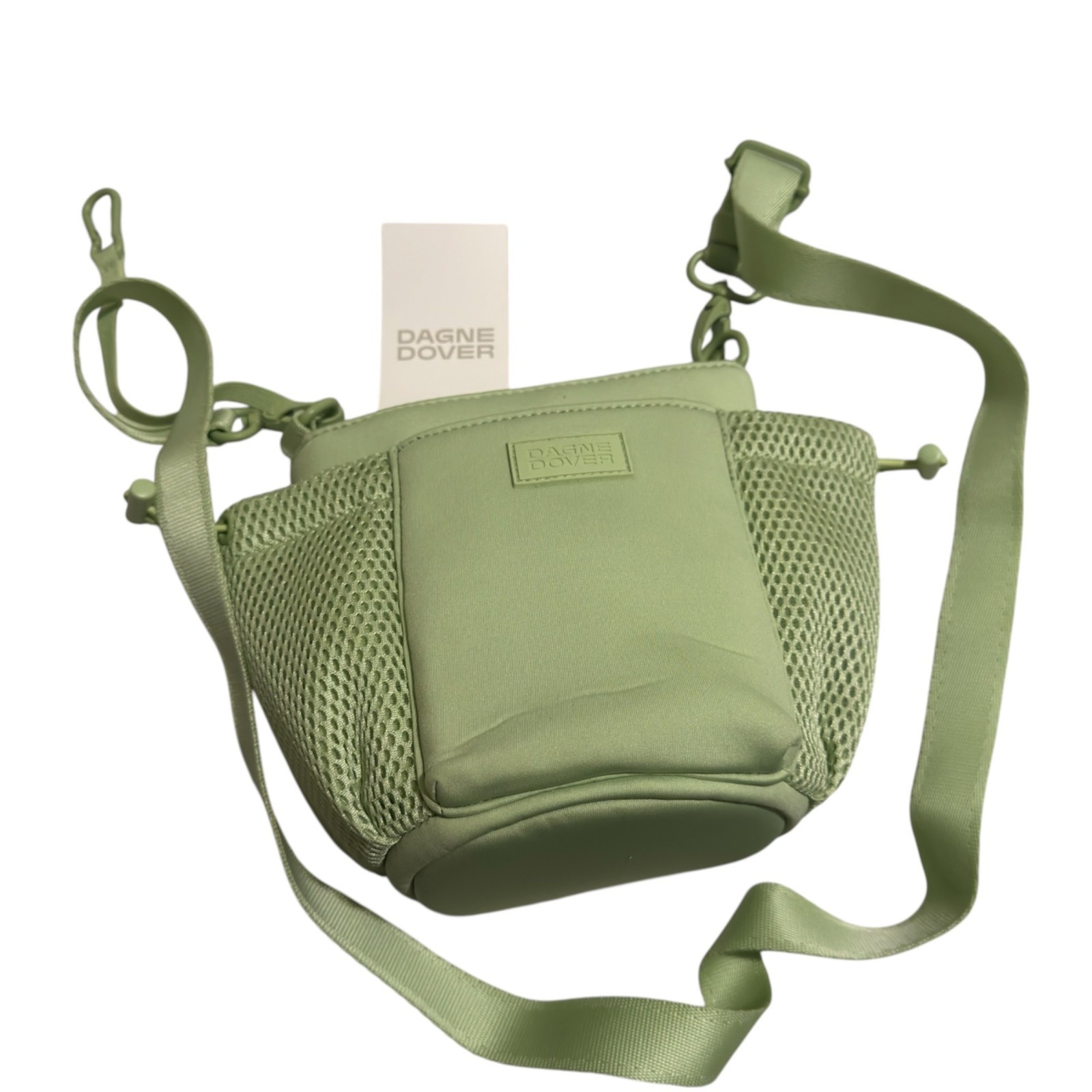 Dagne Dover Sloan Water Bottle Sling In Matcha Latte With Adjustable Strap