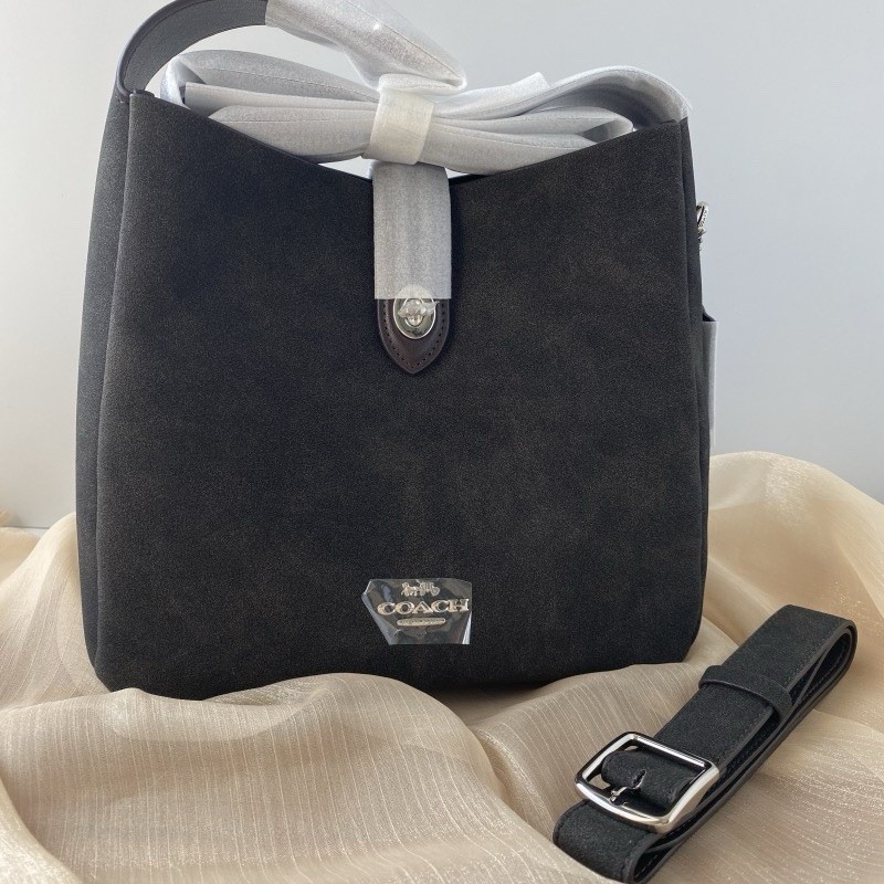 Coach NEW Hadley Convertible Crossbody Bag Suede Leather CW004