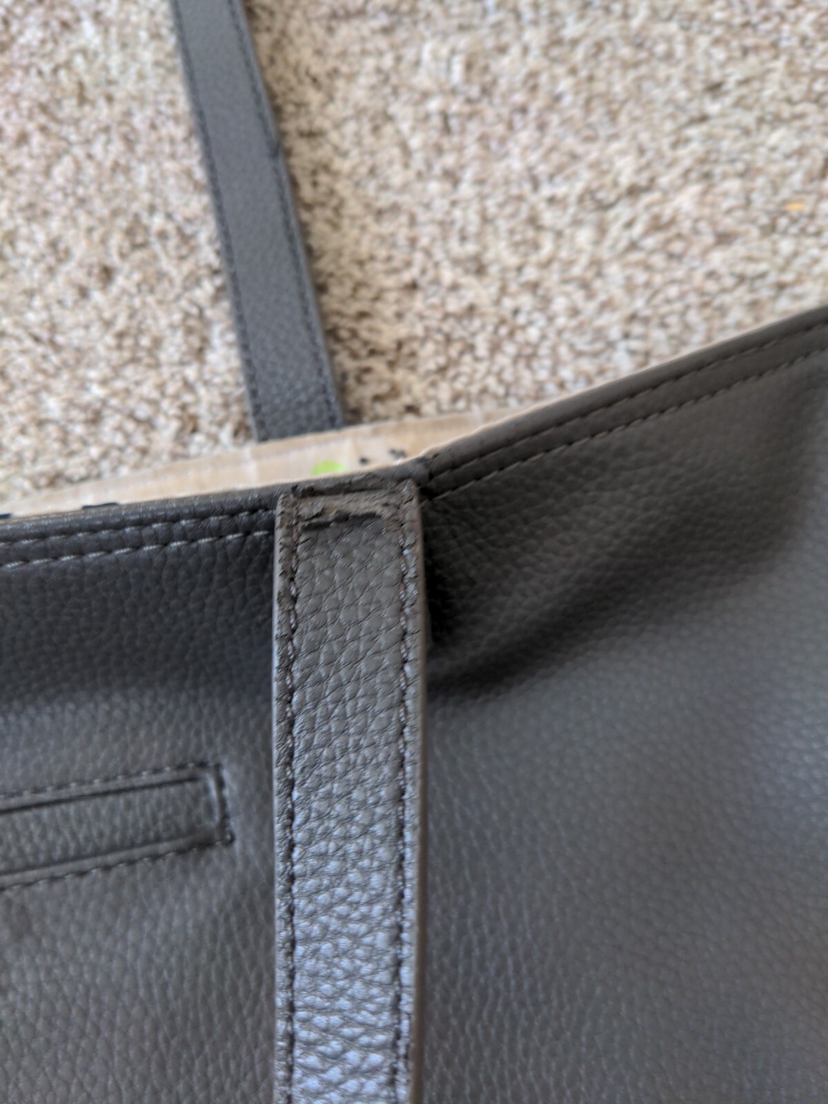 Thirty One Around Town Tote City Charcoal Pebble USED