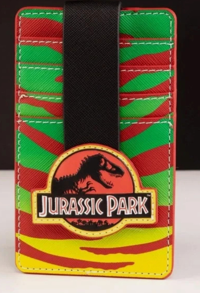 Loungefly Jurassic Park Safari Tour Vehicle & 30th Anniversary Card Holder SET