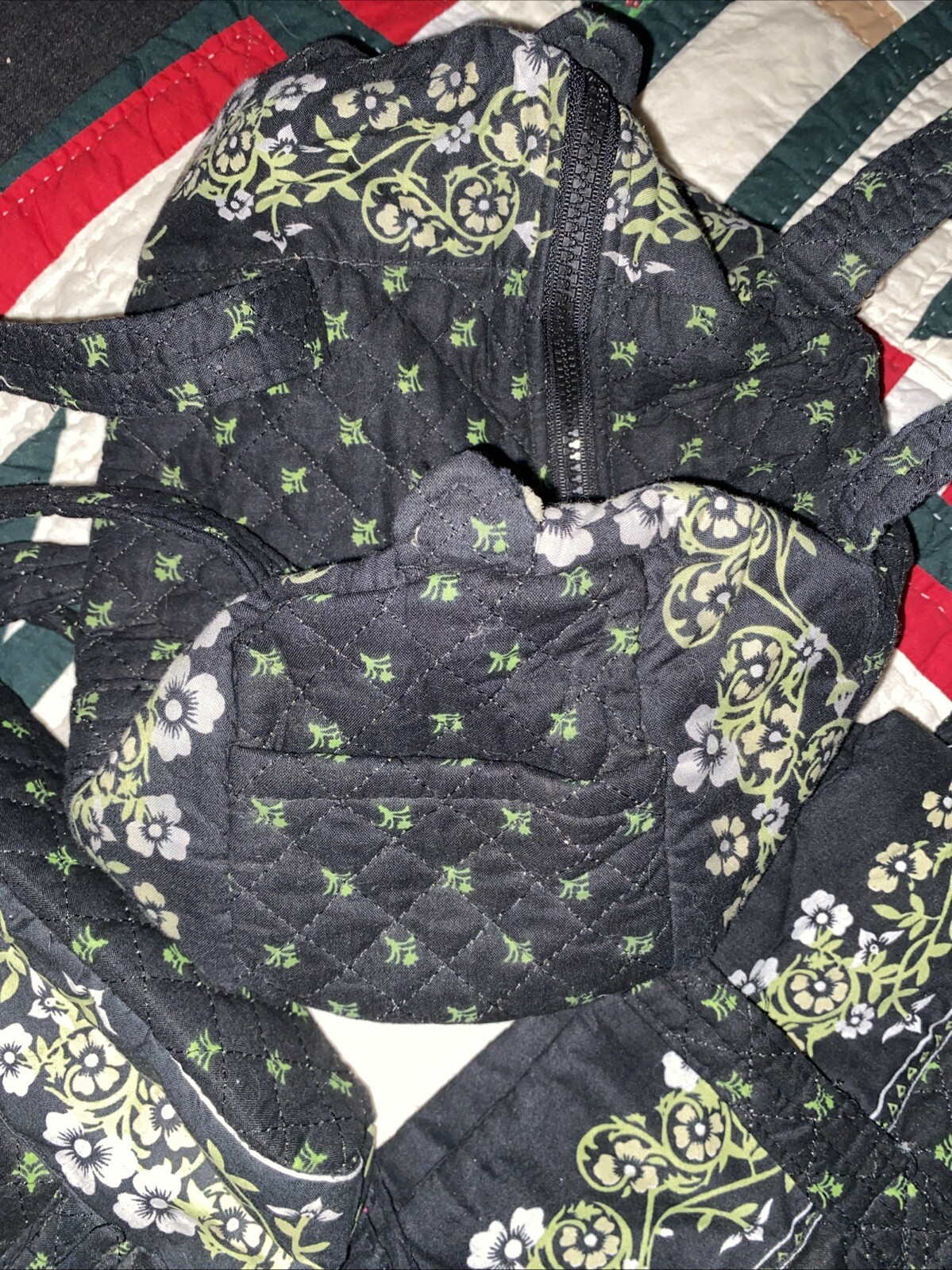 Taylor Lane Black Quilted Fabric Set Of 6