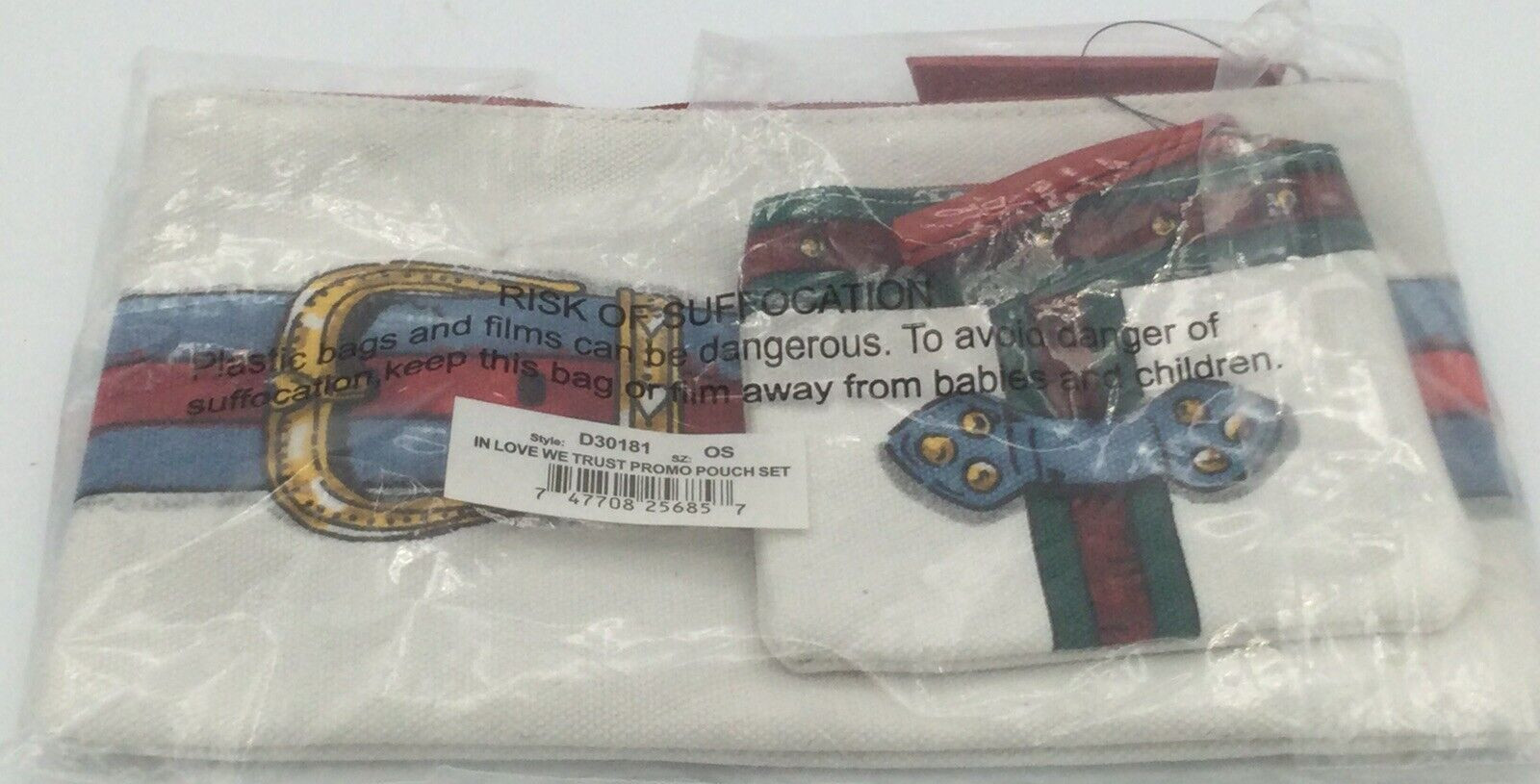 Brighton “In Love We Trust” Pouch Set Fashonista Collection Valentine NICE