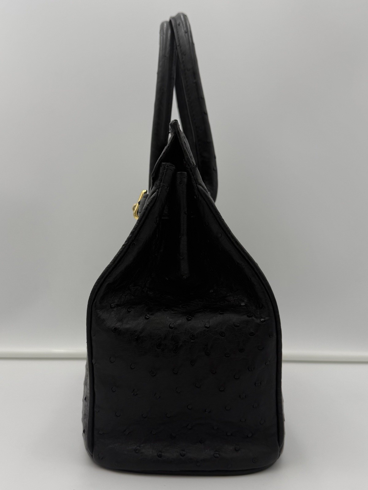 🇮🇹JARDIN DES SACS • Borsa con Tracolla Alta 32 Bag in OSTRICH • Made in ITALY